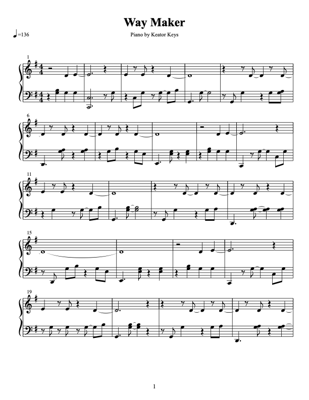 Run for your life Sheet music for Piano (Solo)