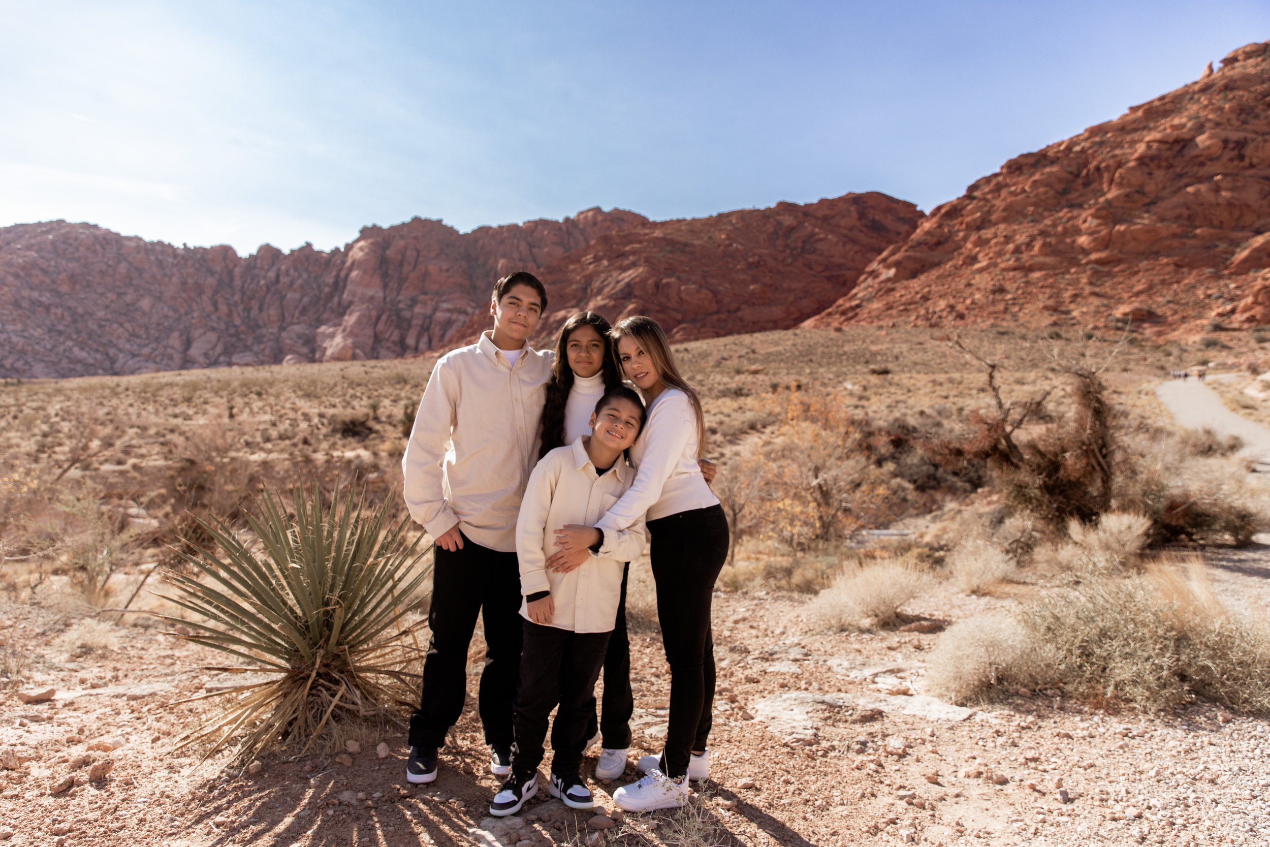 Family Lifestyle Session - Red Rock Calico Basin (Las Vegas, NV