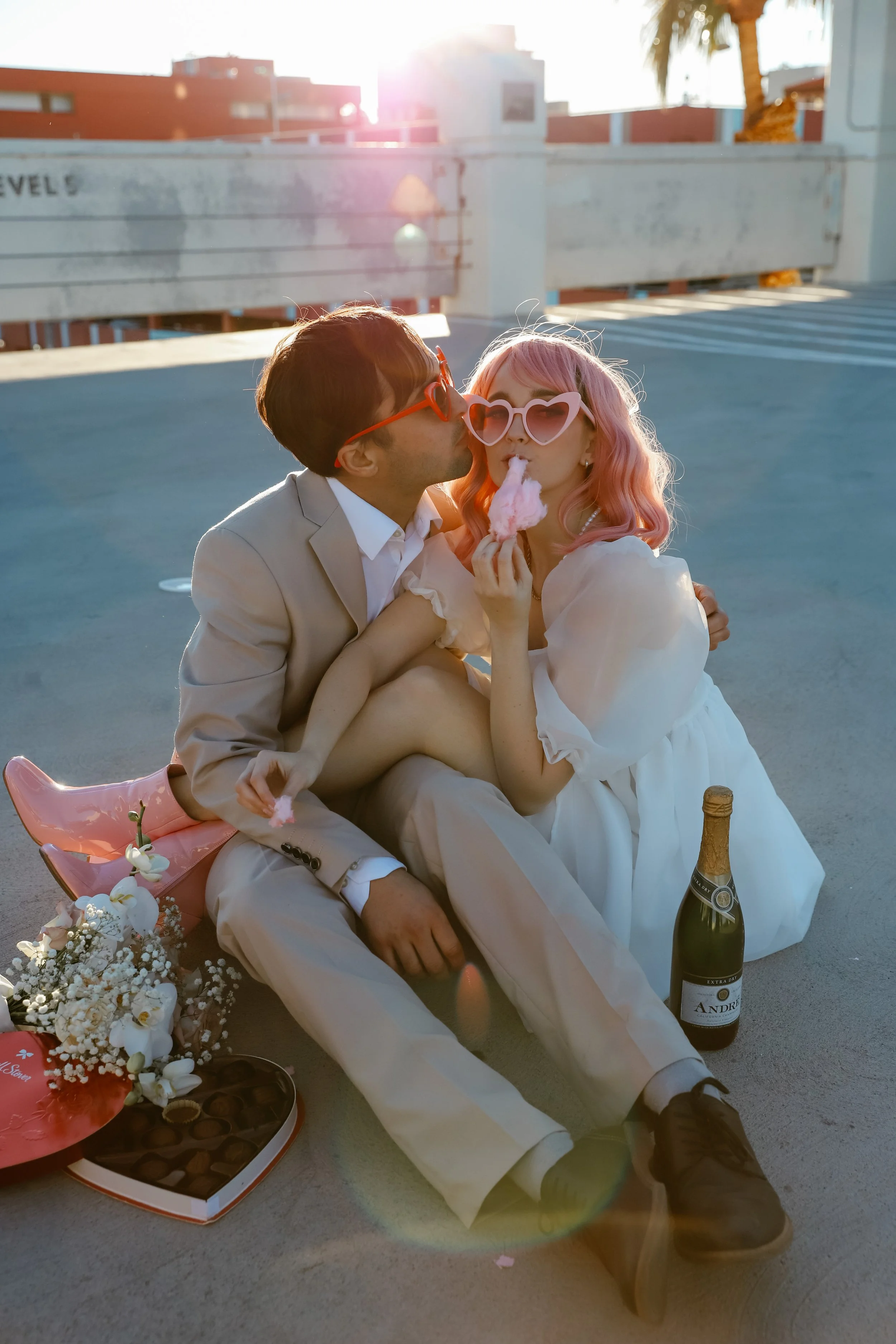 A Fashion-Inspired Elopement in Las Vegas