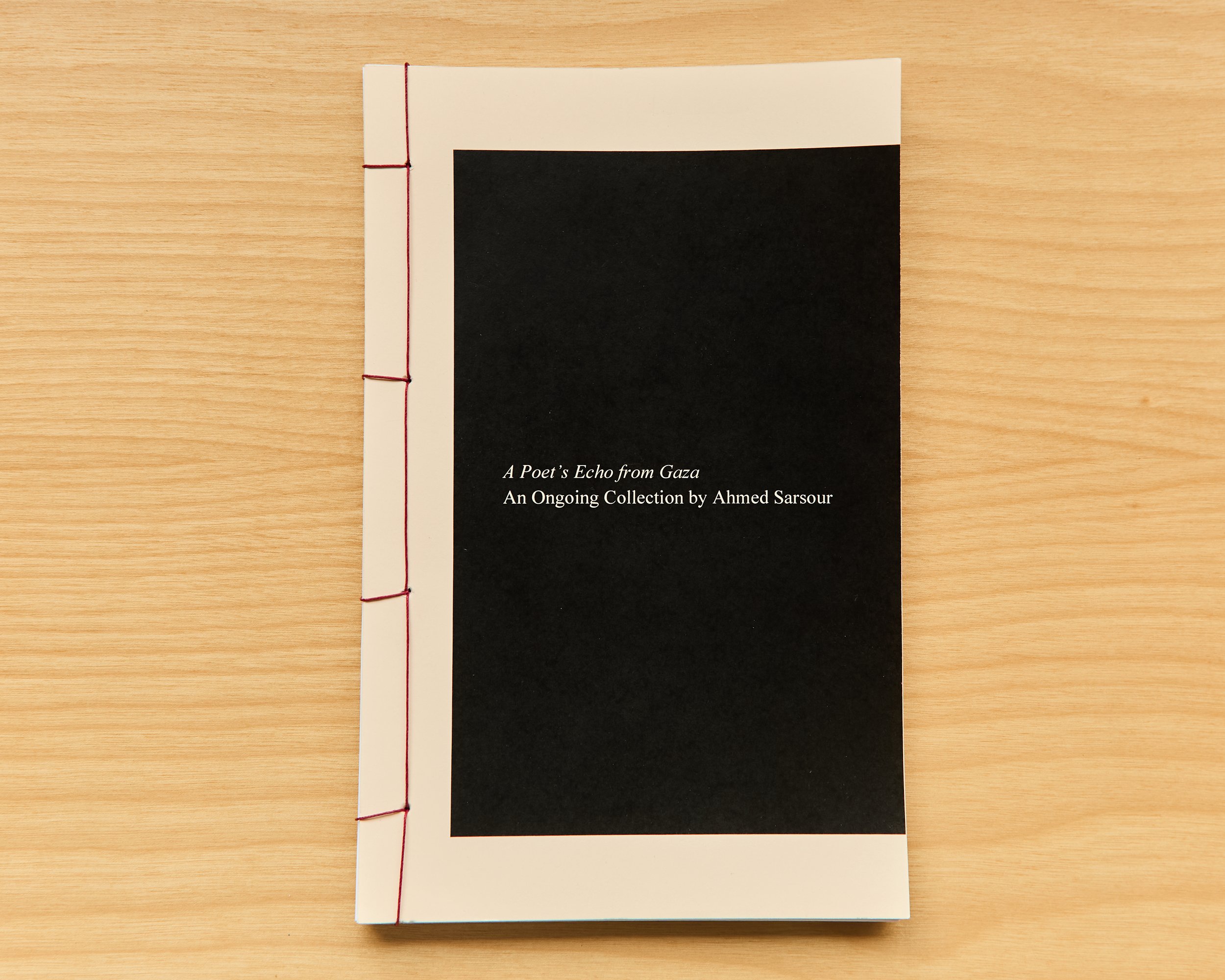 Hand-bound book | 86 pages | Edition of 10