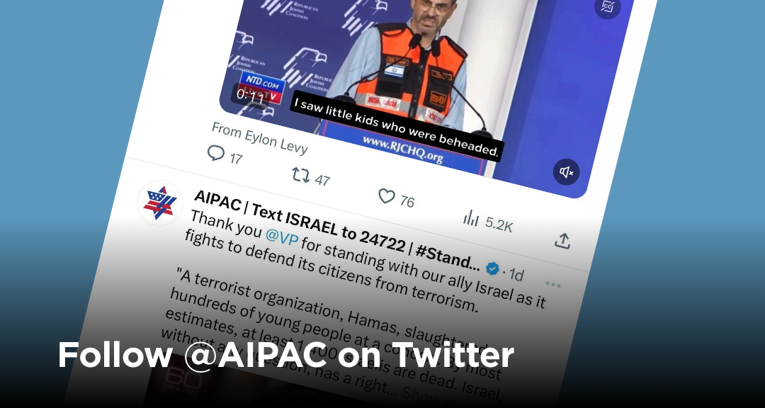 AIPAC Twitter