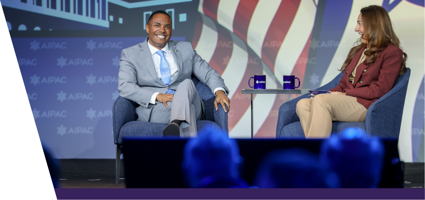Rep. Ritchie Torres on Stage at AIPAC
