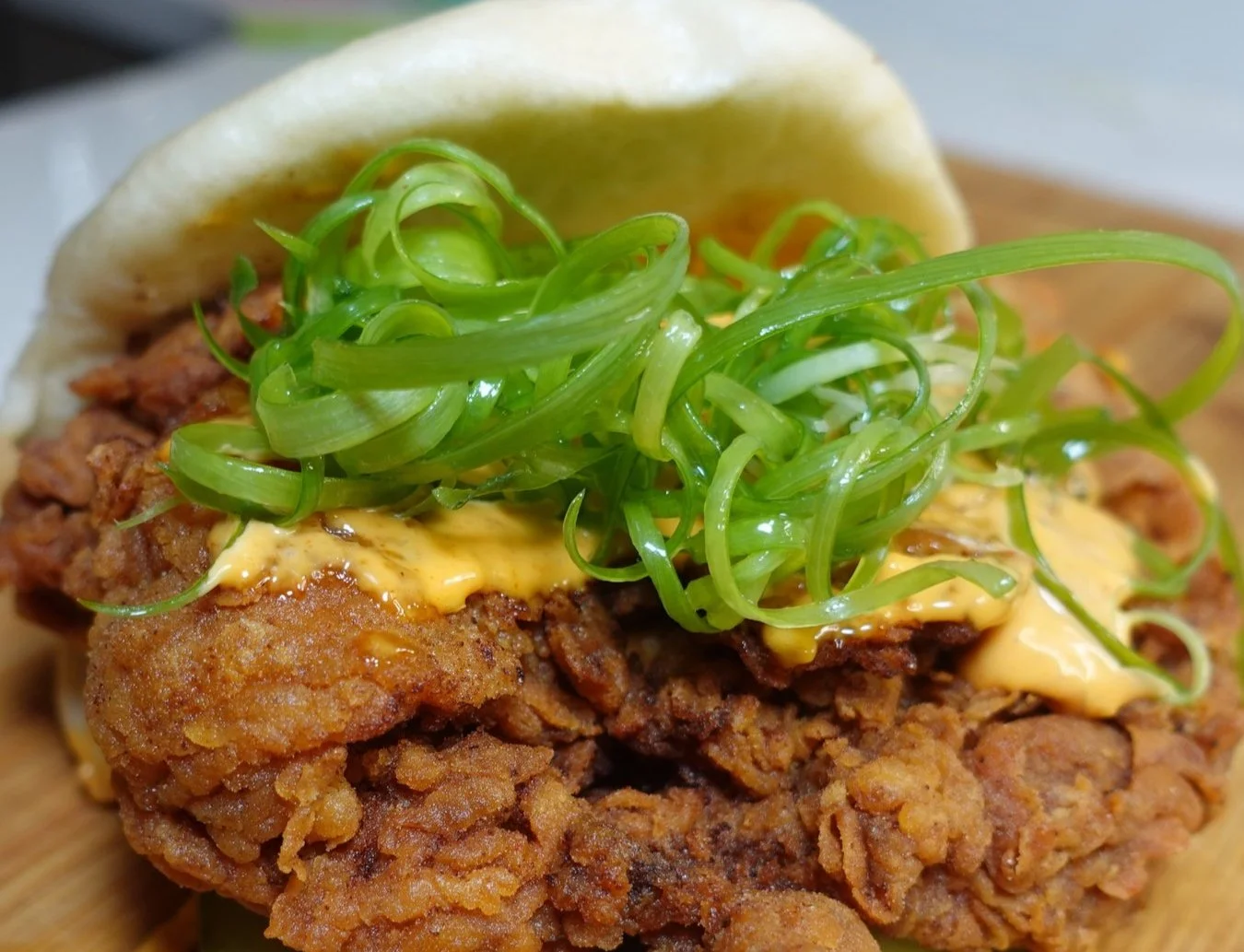 Fried Chicken Bao Bun — recipes by cheffinwithzach