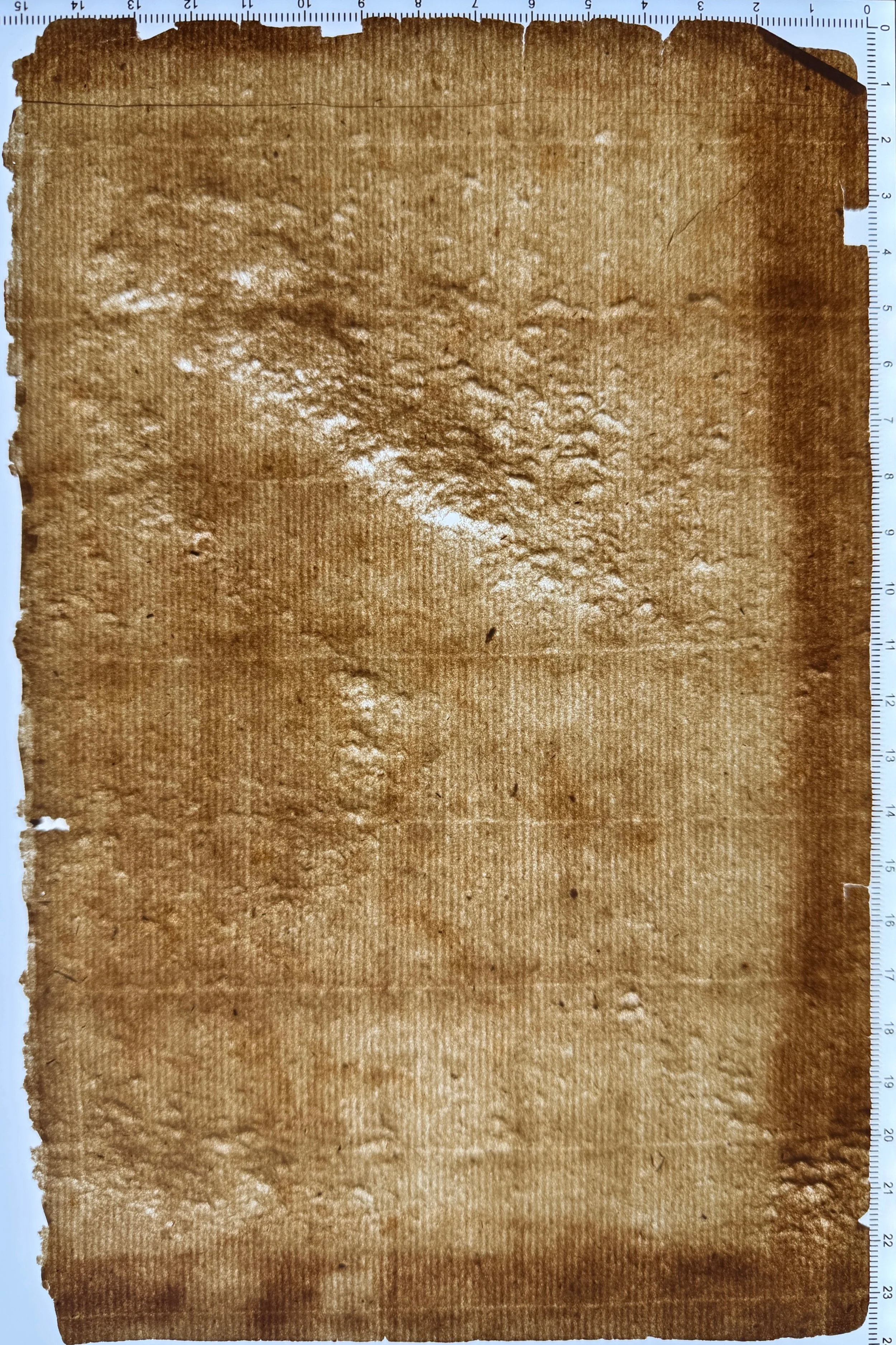 Unknown flaw #2:  Possibly a dragged felt 