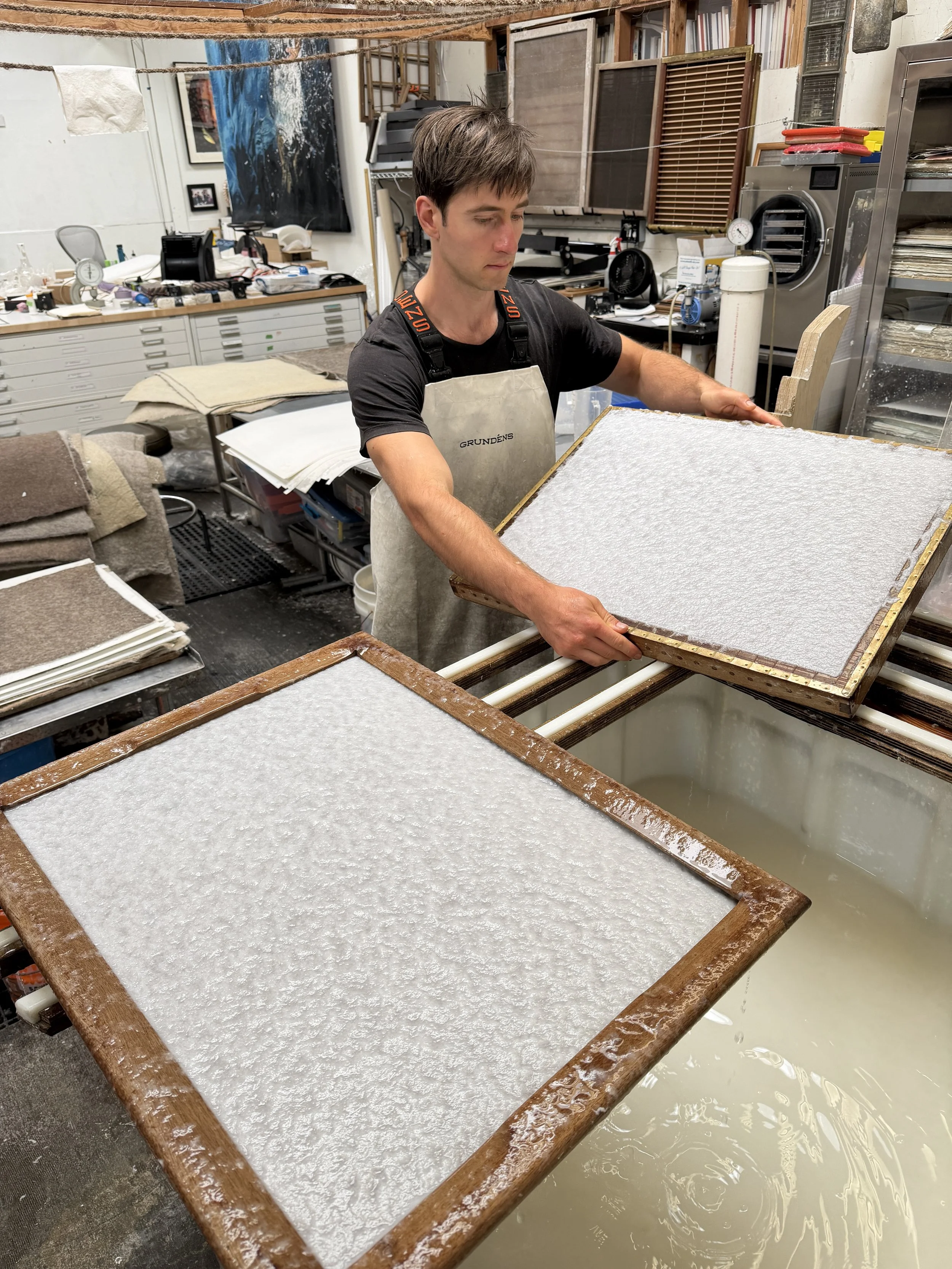 Magnolia Saper Studio: Cloudy sheets on the moulds