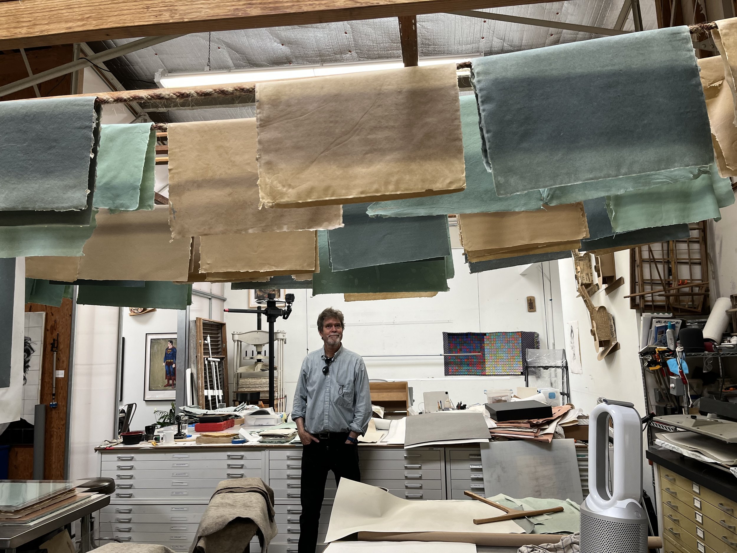 Drying sized sheets