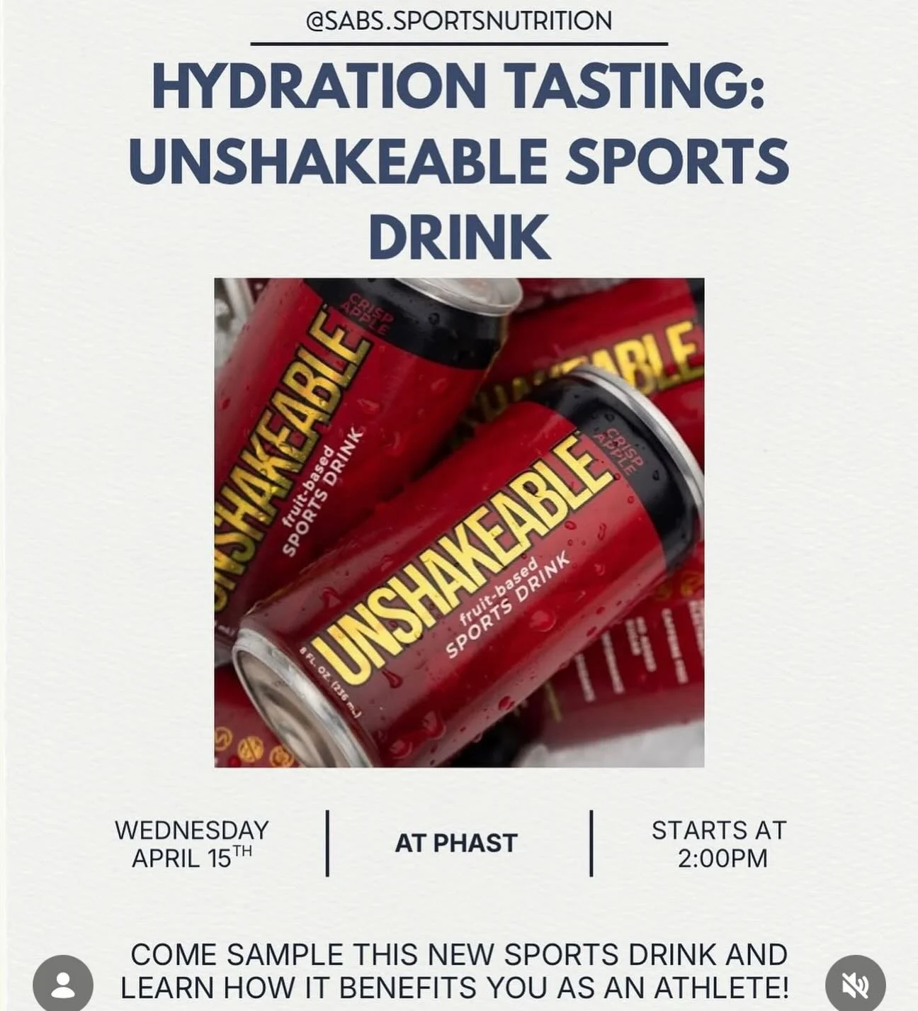 Thank you @sabs.sportsnutrition and @philadelphiaareasportstraining for the opportunity to try our #UNSHAKEABLE Sports Drink with your next level ATHLETES! 

@unshakeable_tpfc delivers DEPENDABLE Energy for UNSHAKEABLE Athletes!

What sets us apart -