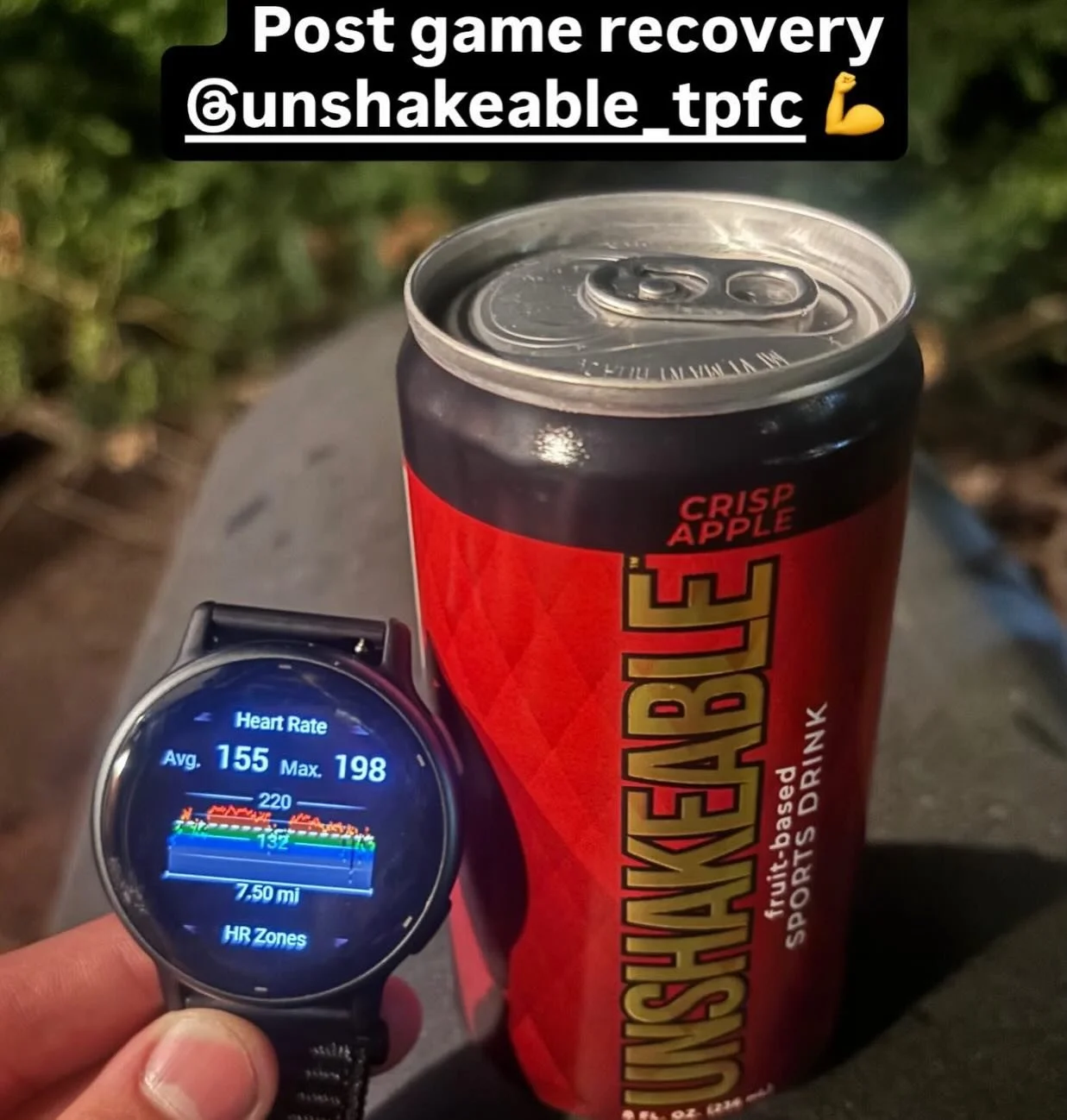 Thank you @anthony_cano.6 for this review !! &ldquo;Hi, we had our game today we won 2-1!! Unshakable has became such a big part of my pre game and recovery I can&rsquo;t explain how much this drink benefits me in every aspect of my game!! Thank you 