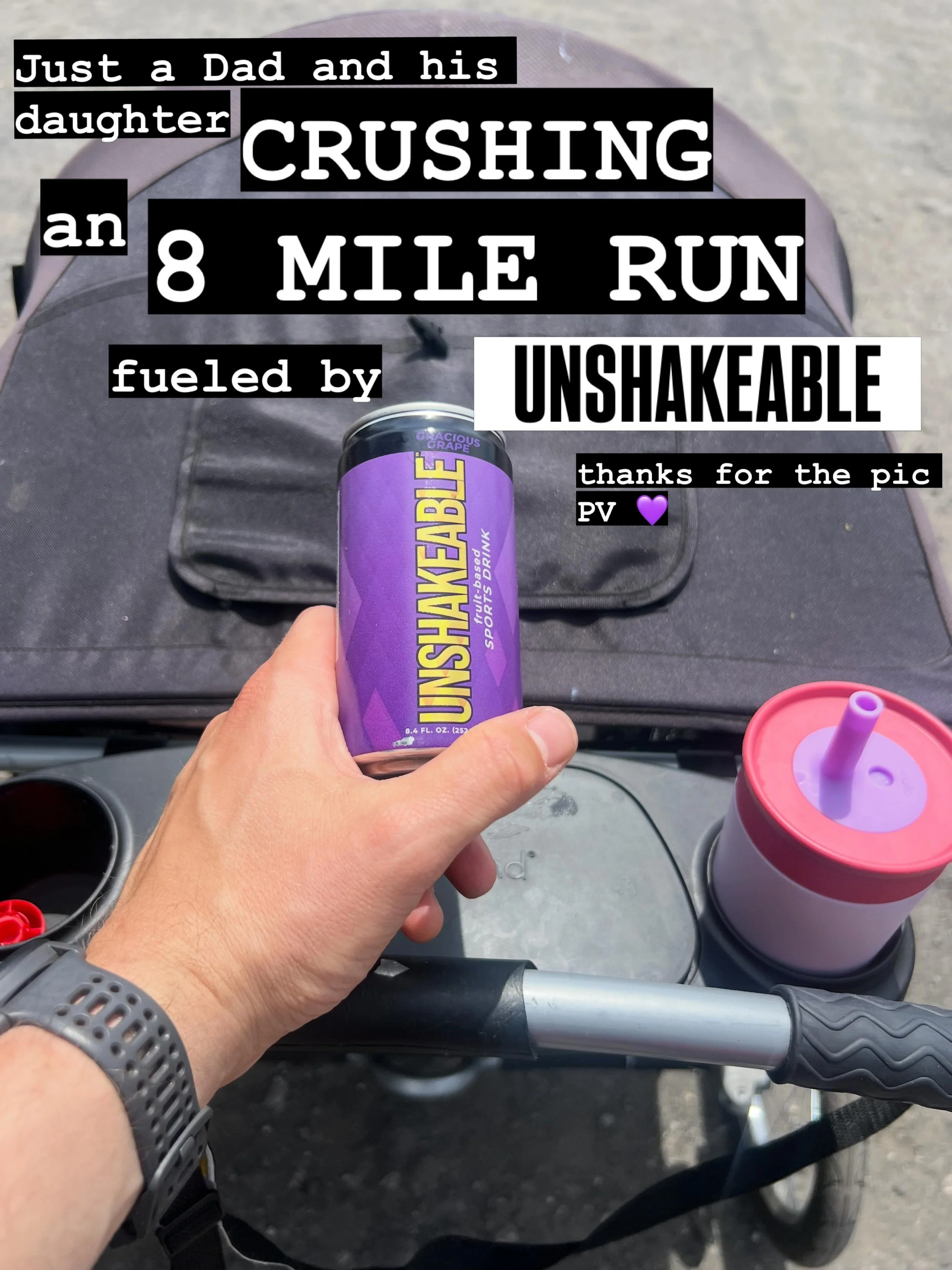 Love this pic from one of our super fans and  #UNSHAKEABLEathlete PV!  He says our UNSHAKEABLE sports drink gives him energy and he feels great! 

We love to hear this!! 💜💜💜

Ready to place your order?! LINK in BIO or send me a DM!

UNSHAKEABLE sp