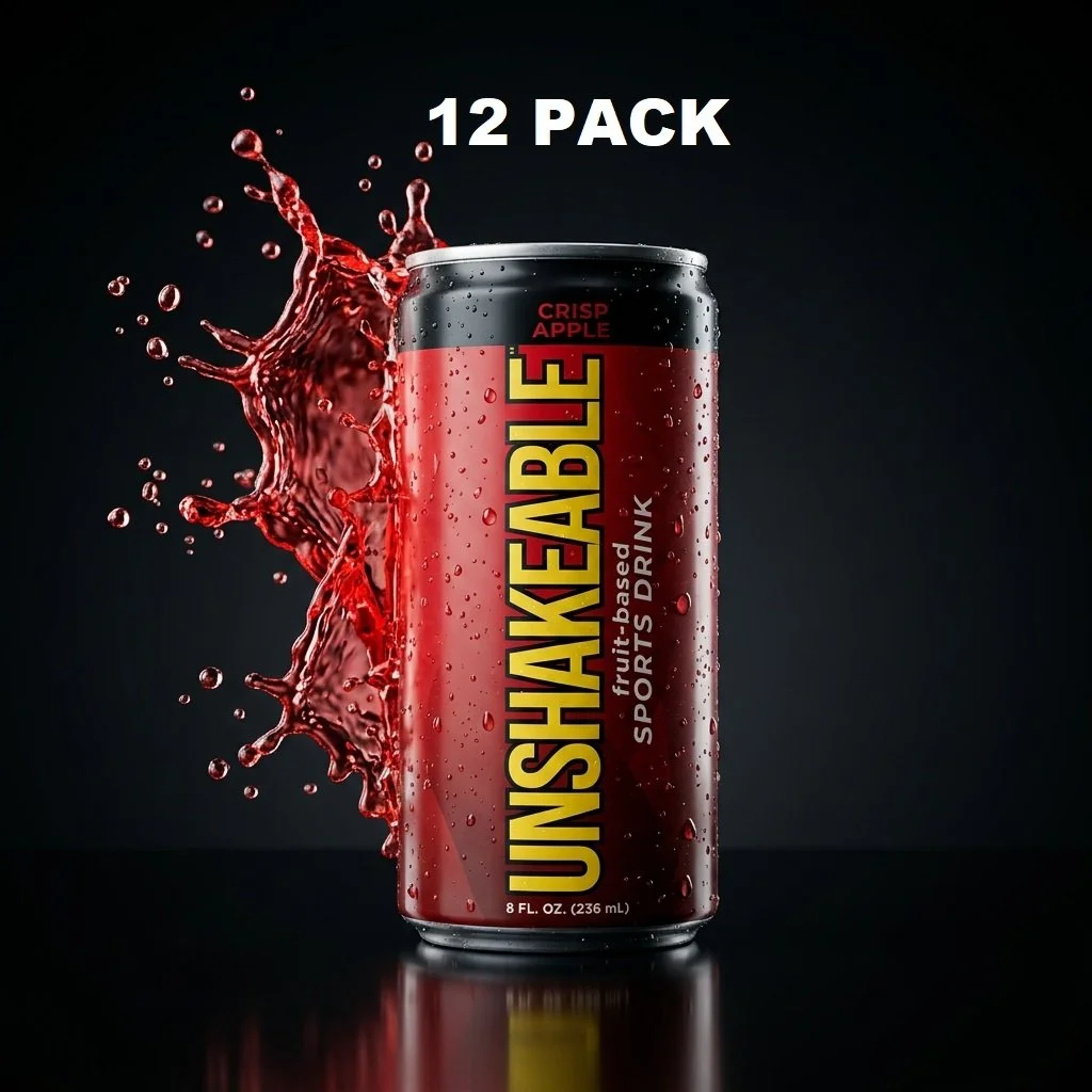 12 Pack - UNSHAKEABLE Crisp Apple SPORTS DRINK | Clean Hydration