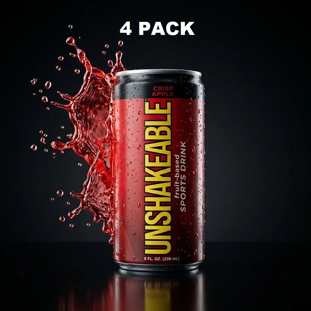 4 Pack - UNSHAKEABLE Crisp Apple SPORTS DRINK | Clean Hydration