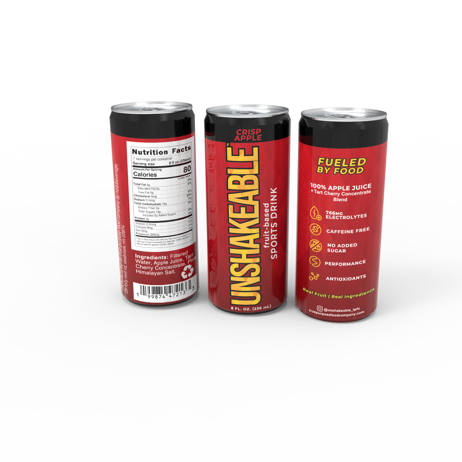 sports drink natural ingredients and fresh taste