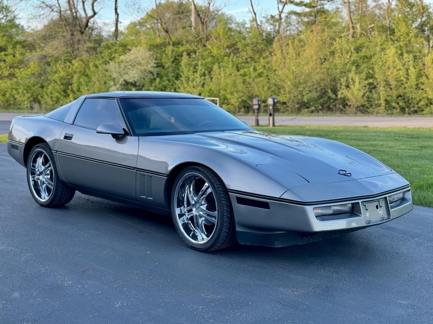 Badass 1986 Chevrolet Corvette came by for Window tint, tail light and marker tint. Should be back soon for a full vinyl wrap!