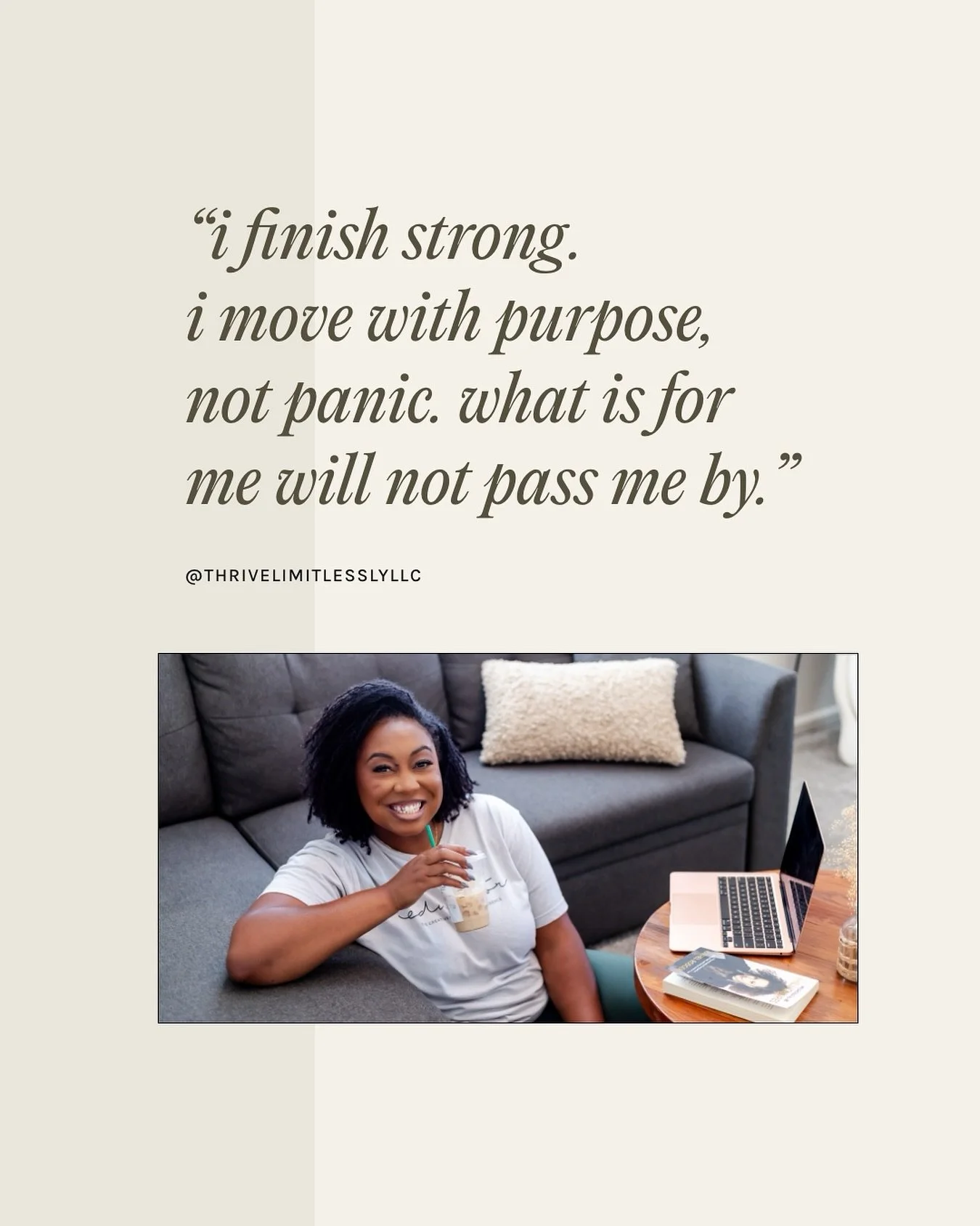At Thrive Limitlessly, we believe growth doesn&rsquo;t come from rushing&mdash;it comes from alignment. Protect your energy, focus on impact, and give yourself permission to let go of what doesn&rsquo;t serve you.