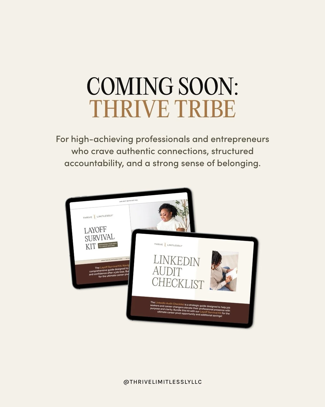 If you&rsquo;re new here, then I&rsquo;d love to invite you to join us on our newest initiative: The Thrive Tribe Online Community!

This new space is built for entrepreneurs, bold dreamers, career changers, culture makers, doers, goal-getters, and g