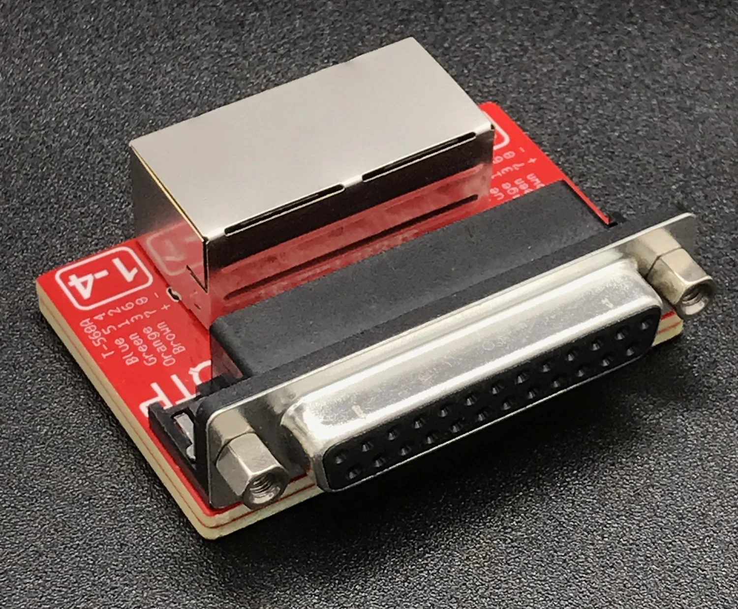 AES-72-2O to DB25-F Adapter — Catherine North Electronics