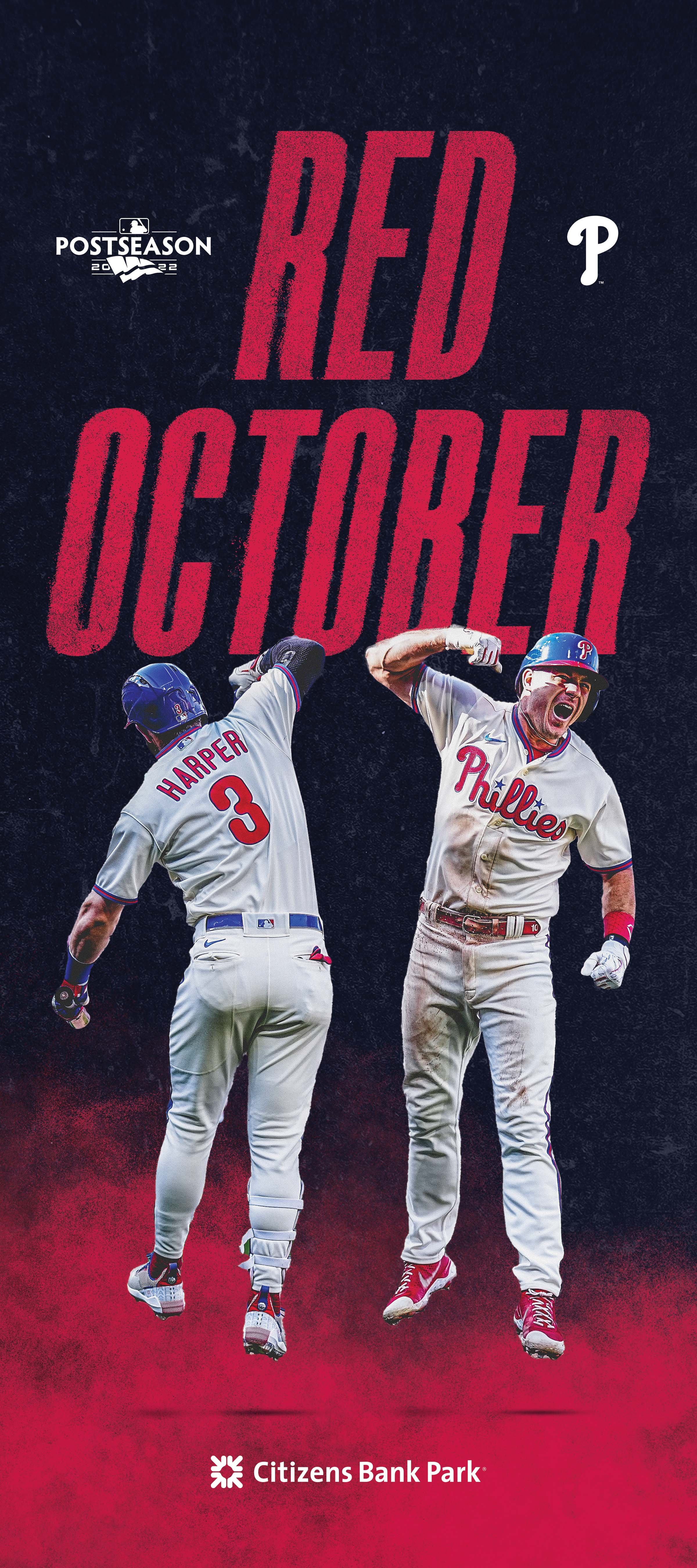 phillies red october background