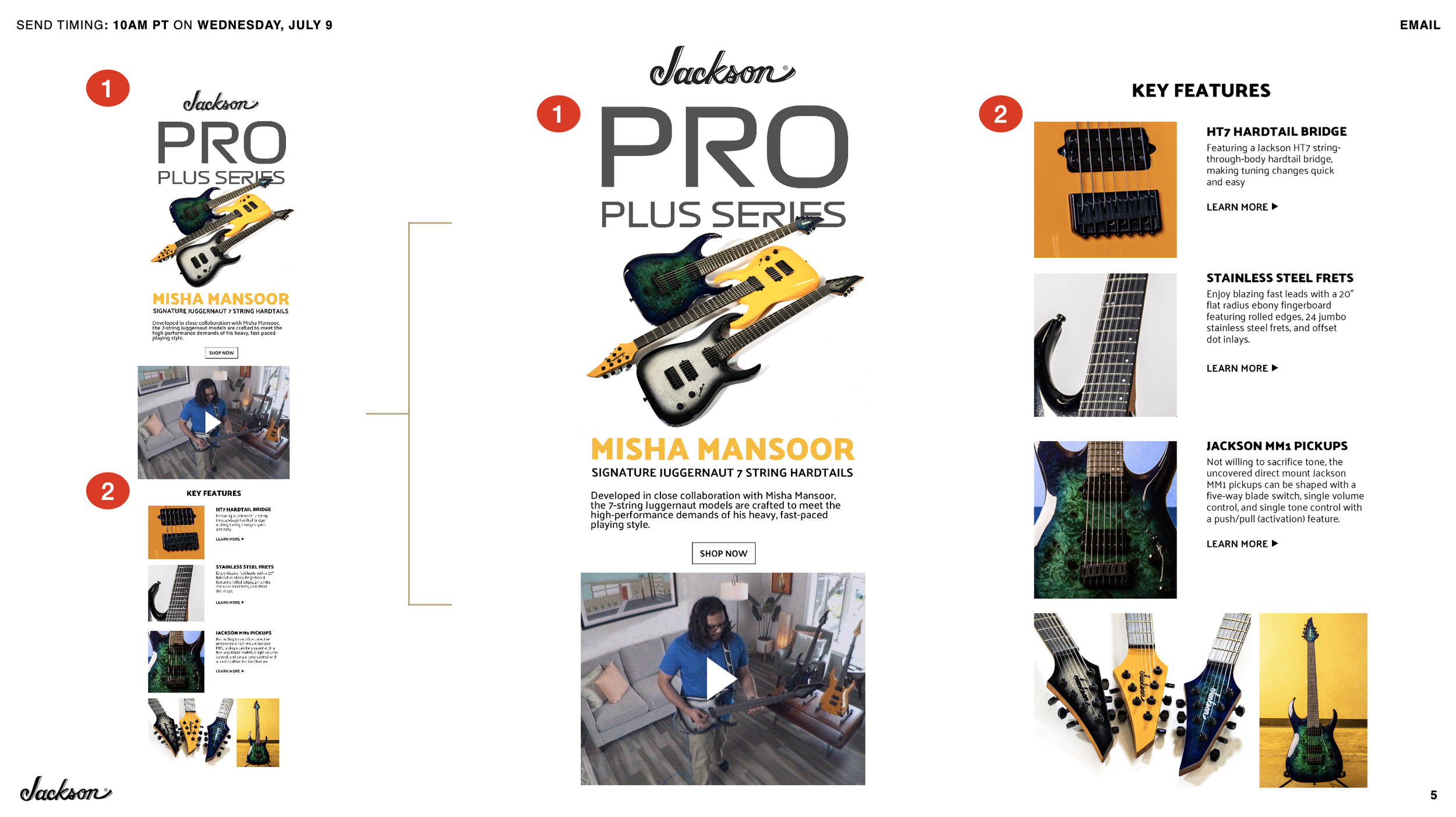 Jackson Pro Series Signature Misha Mansoor Juggernaut Collection