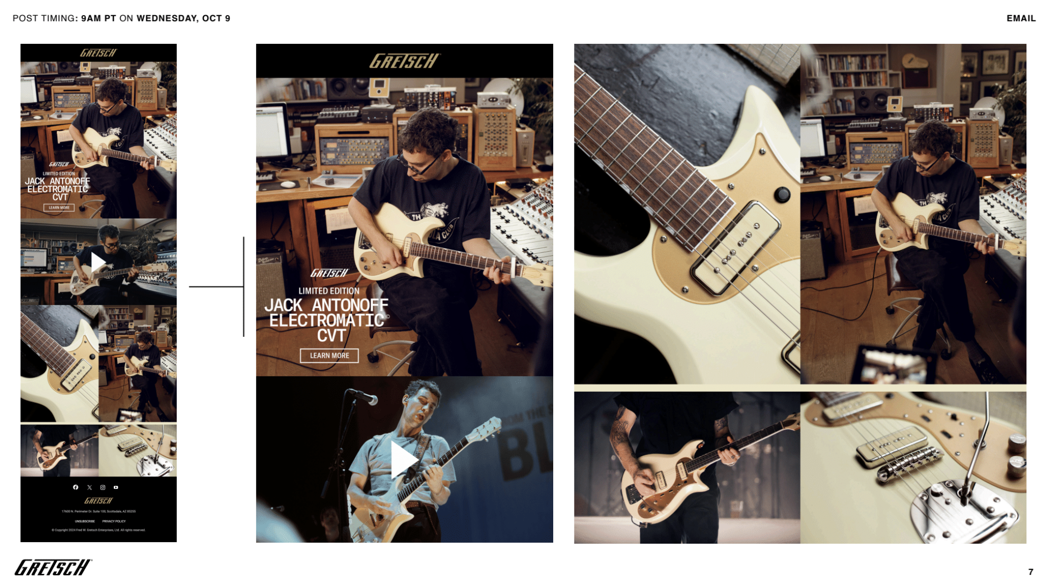 Email Send To Gretsch Mailing List