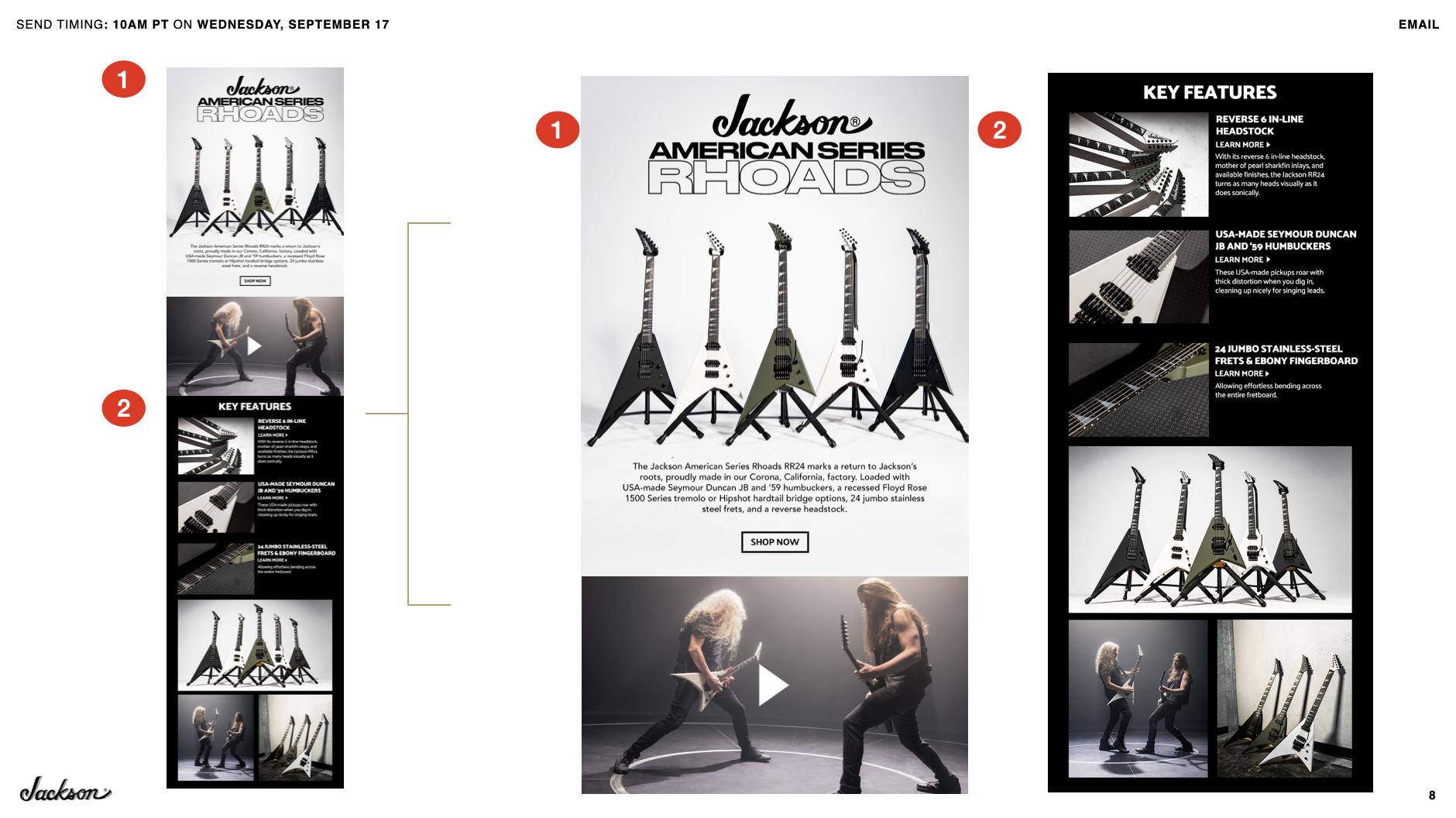 Jackson American Series Rhoads RR24