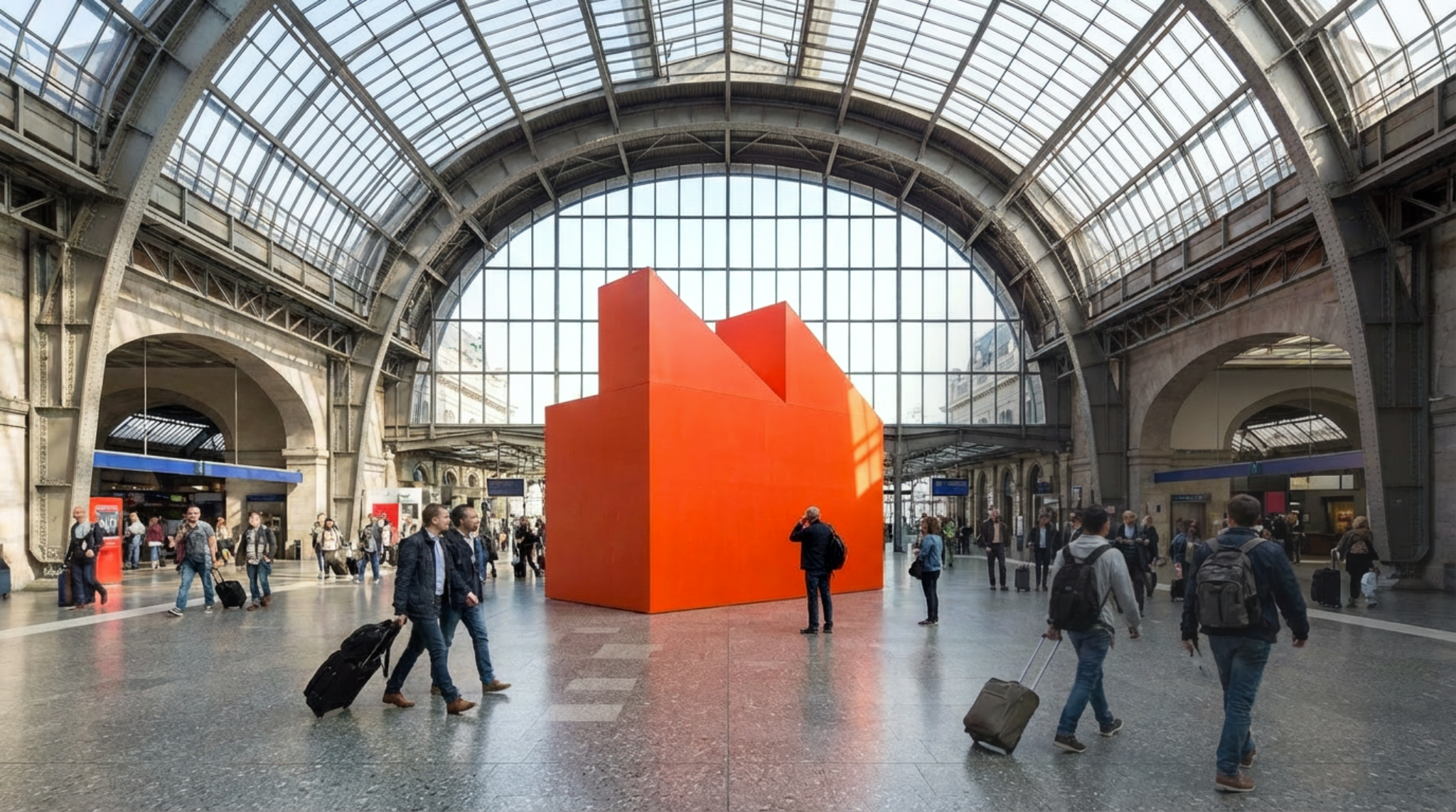 Hero orange piece in train station.png