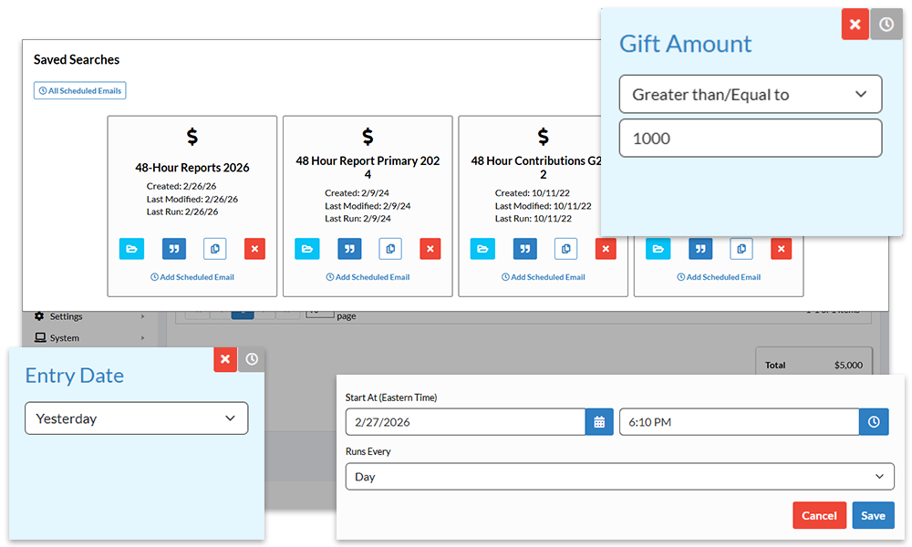 Crimson Spotlight: Using Email Scheduler to Track 48-Hour Contributions