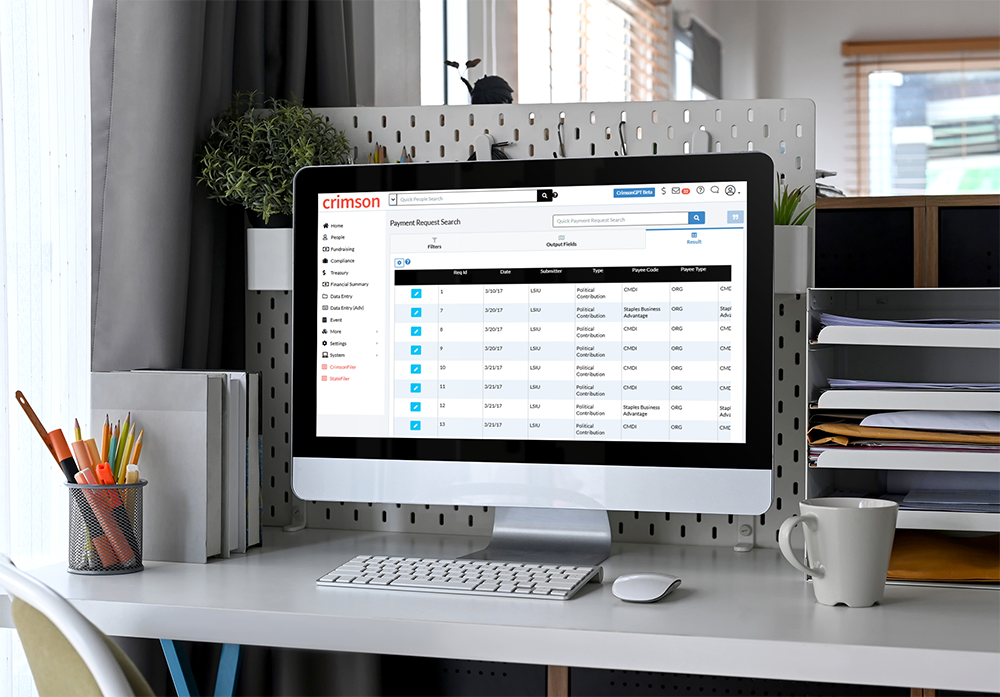 Crimson Feature of the Month: Payment Requests – Treasury