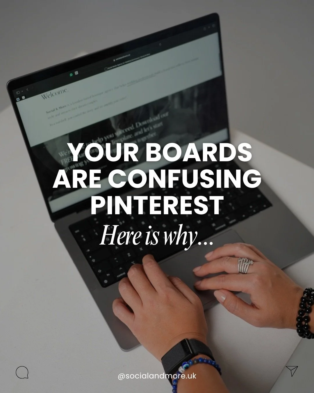 Can we talk about Pinterest boards for a second?

Because I swear this is the one thing holding so many wedding businesses back&hellip; and no one really talks about it.
Everyone focuses on pin designs, monthly views,  or the &lsquo;aesthetic vibes&r