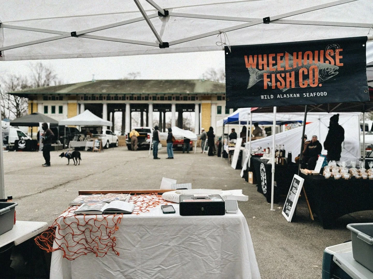 a winter saturday spent @tgfarmersmarket 🦐🐟🦀 see you again in the park march 7! 

we love the @aksalmonsisters cookbooks ~ so many great recipes for cooking delicious wild caught Alaskan seafood for you + your crew 🫶🏼 

photos by the lovely @lau