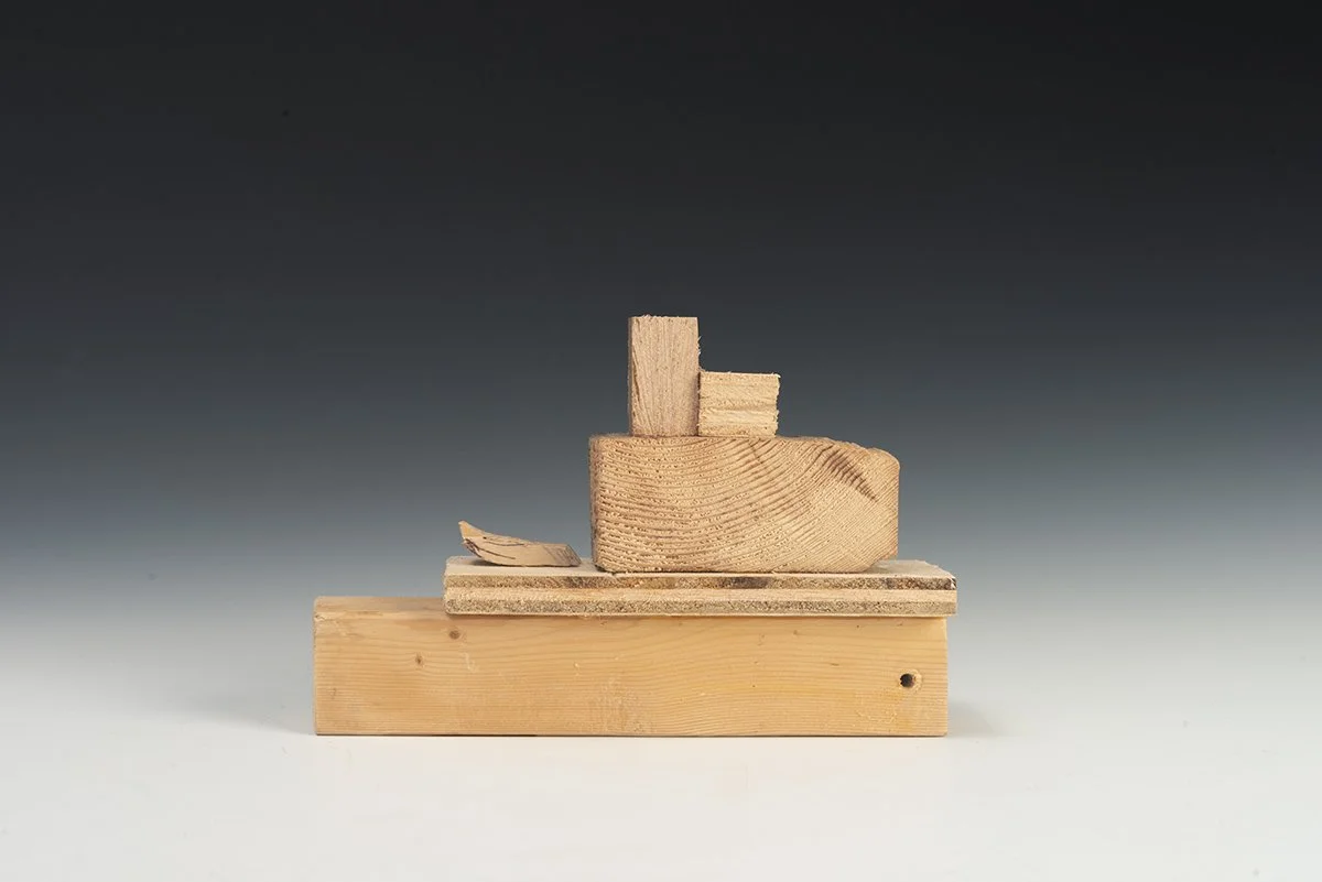  Wood Sculptures 3  4.5” x 7” x 2”