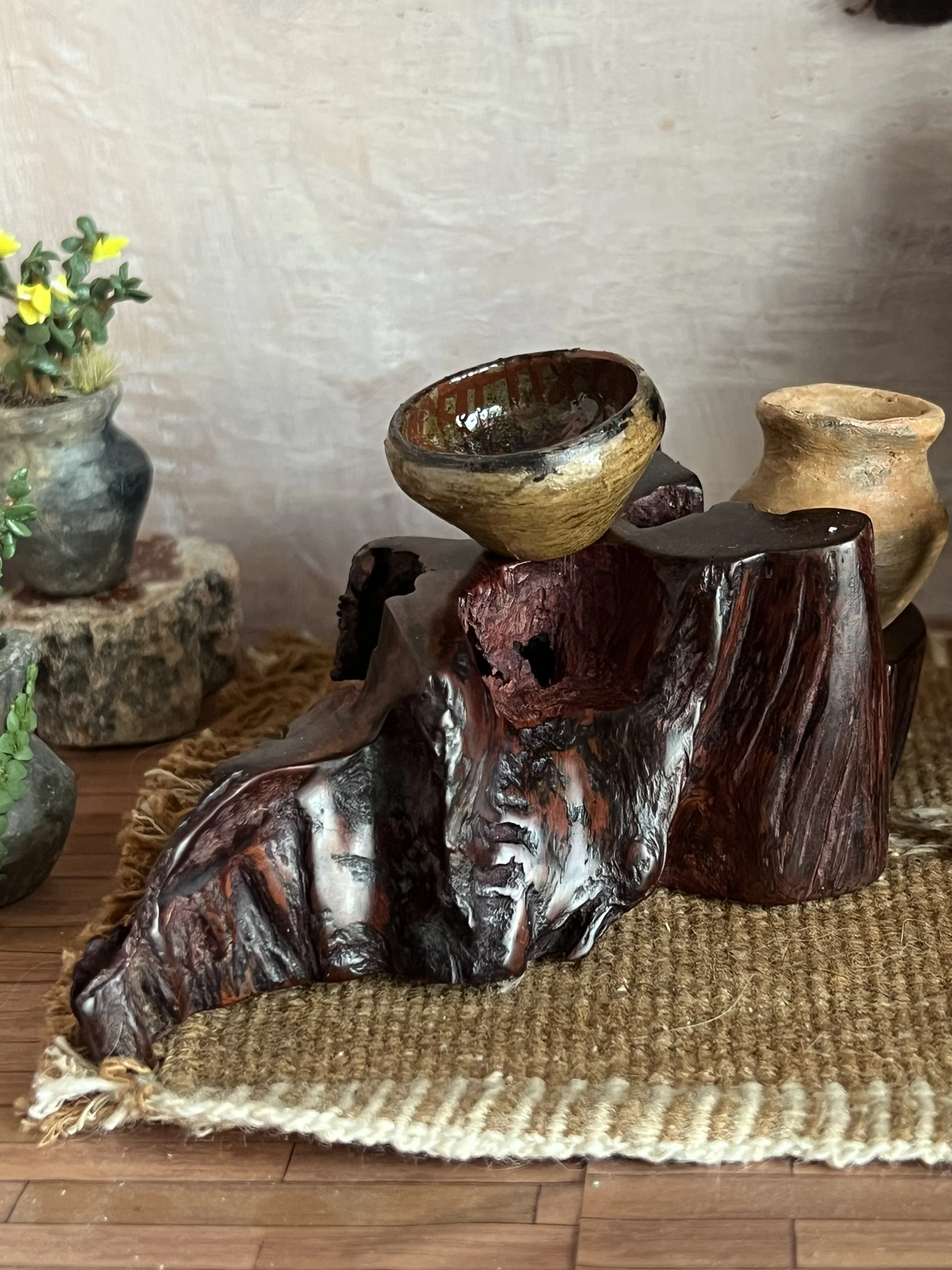 Natural Tree Trunk Display System - Long