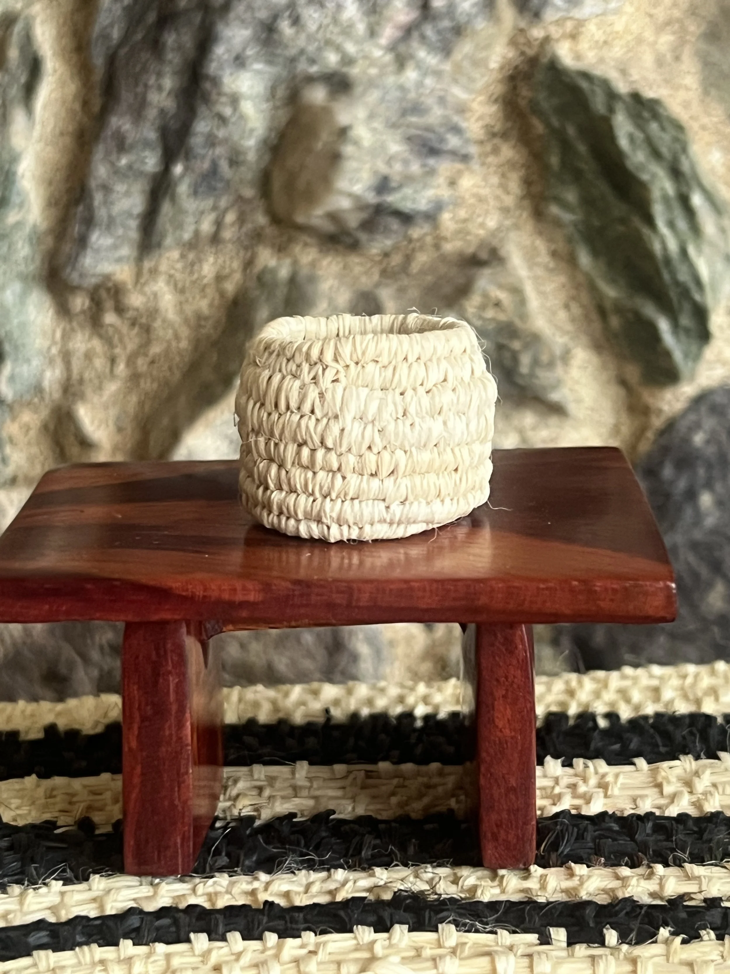 Rimless Urn Natural Chambira Basket - 2025