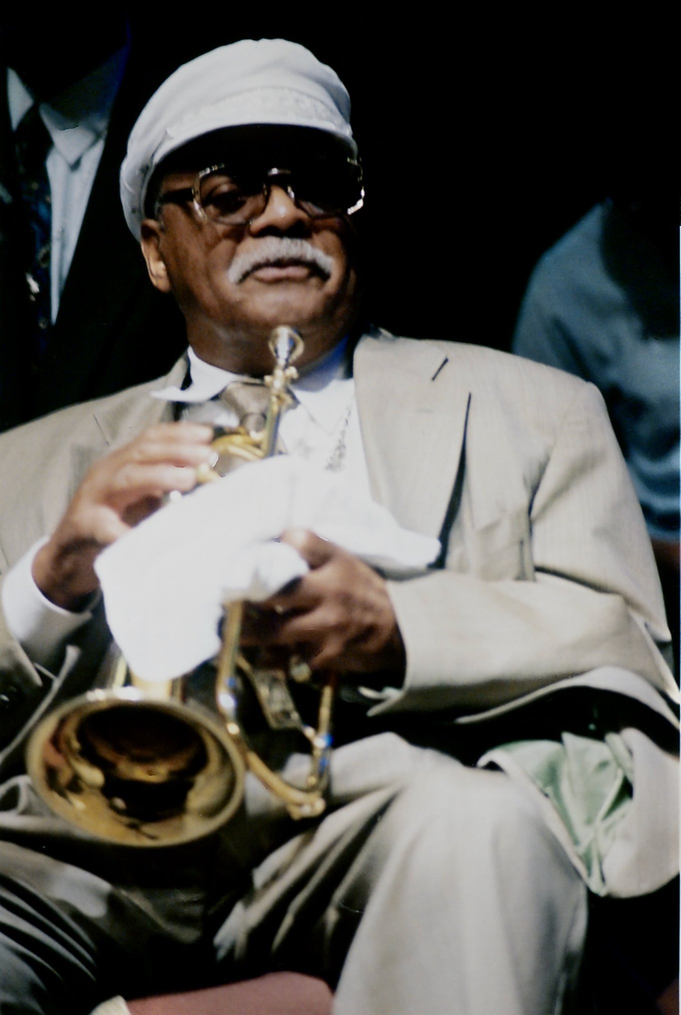 Clark Terry. Photo by Maurice Robertson.