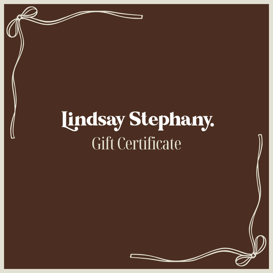 Lindsay Stephany Photography Gift Certificate