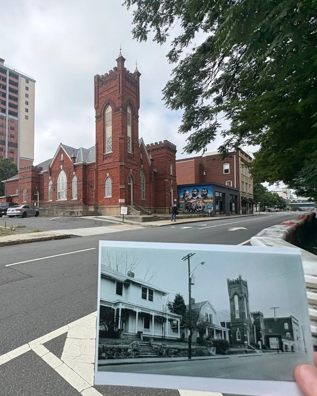 Our team had the pleasure of joining @levinemuseum on a guided KnowCLT walking tour through Charlotte&rsquo;s historic Second Ward. One of the most powerful stops? Grace AME Zion Church, a lasting symbol of the Brooklyn neighborhood&rsquo;s strength,