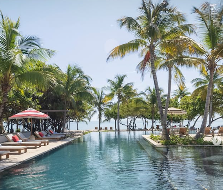 Pool at Itzana resort in Belize