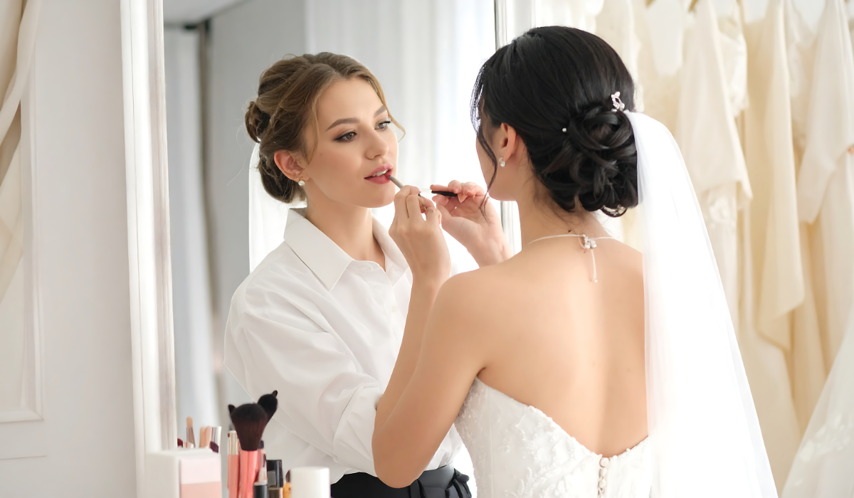 Professional Wedding Hairstyling and Makeup Services for Brides
