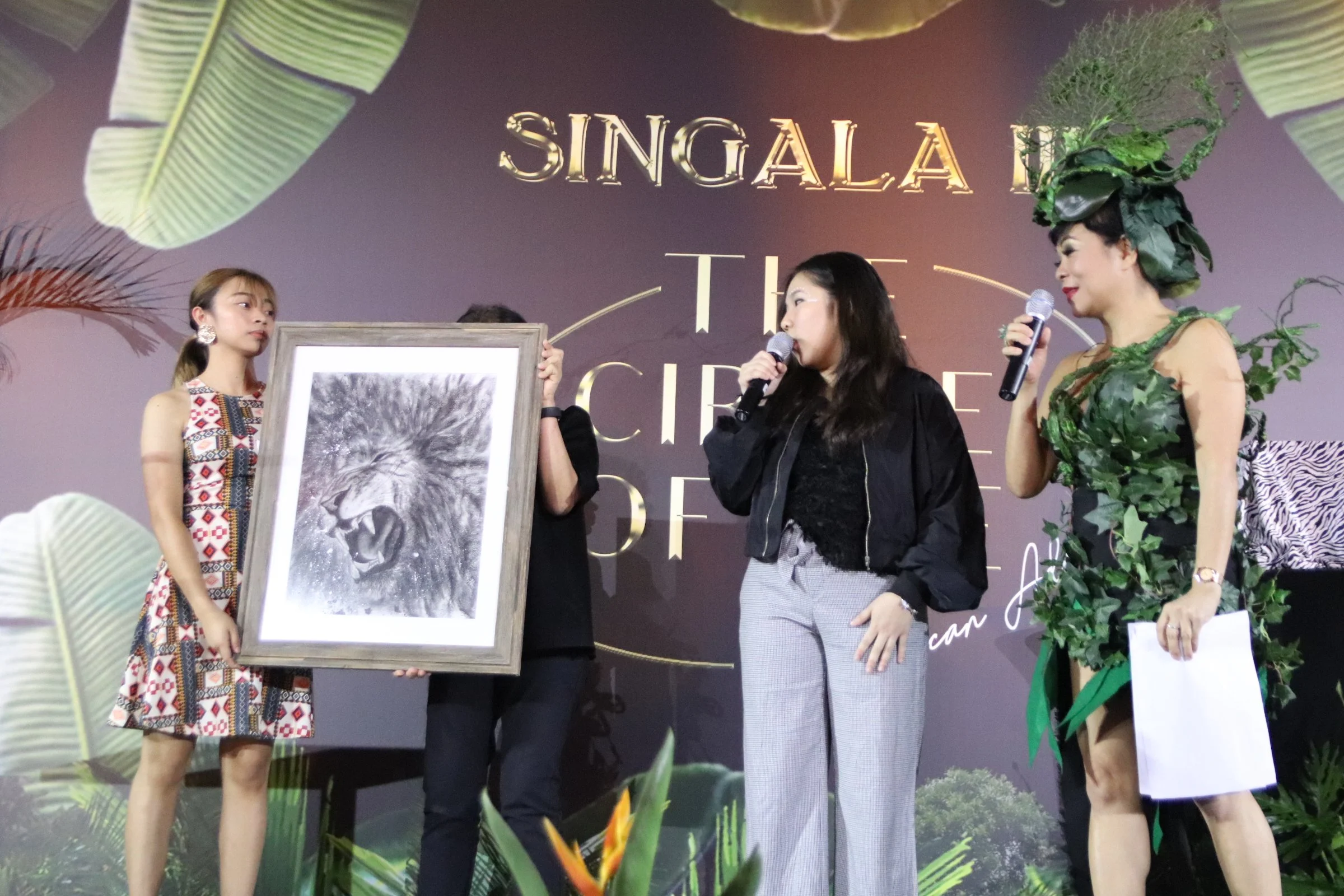 singala 3 III auction frundraiser gala art piece