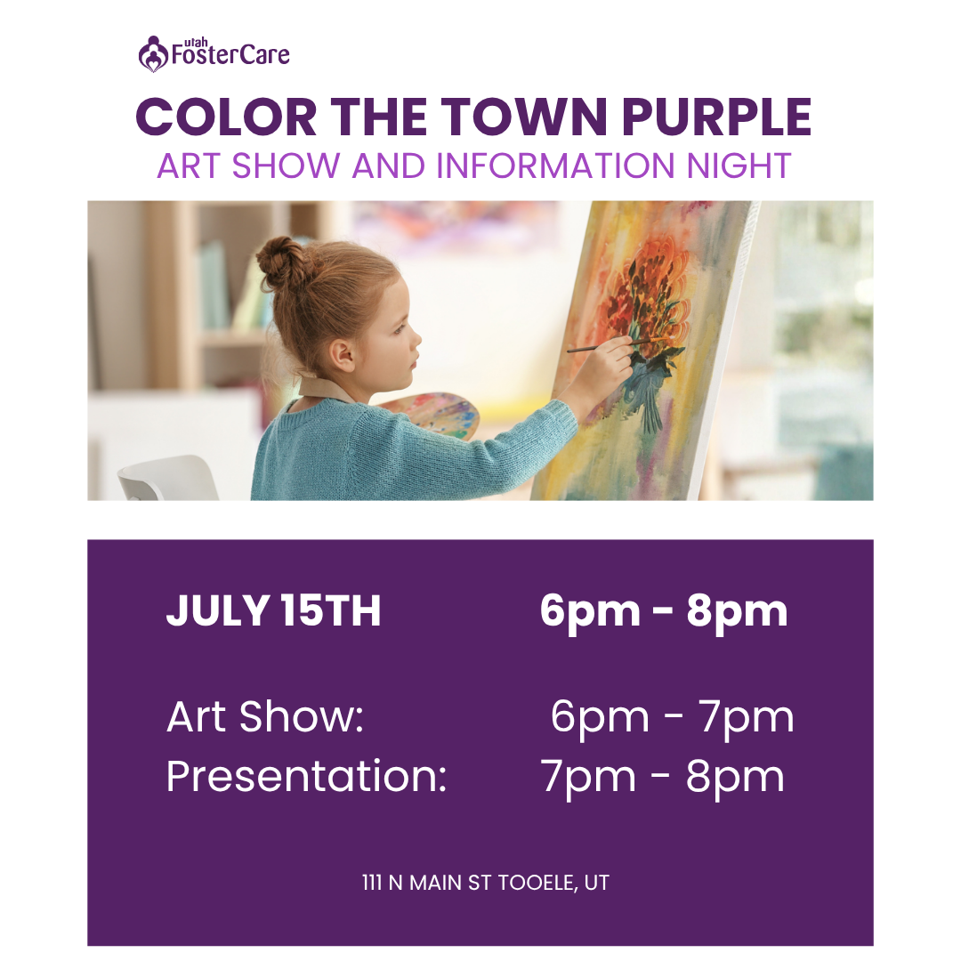 Color the Town Purple: Utah Foster Care