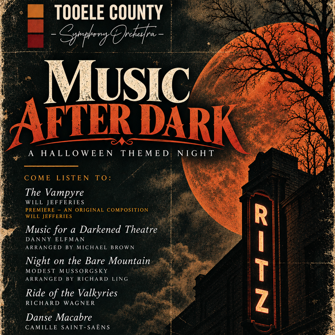 Tooele County Symphony Orchestra Presents: Music After Dark