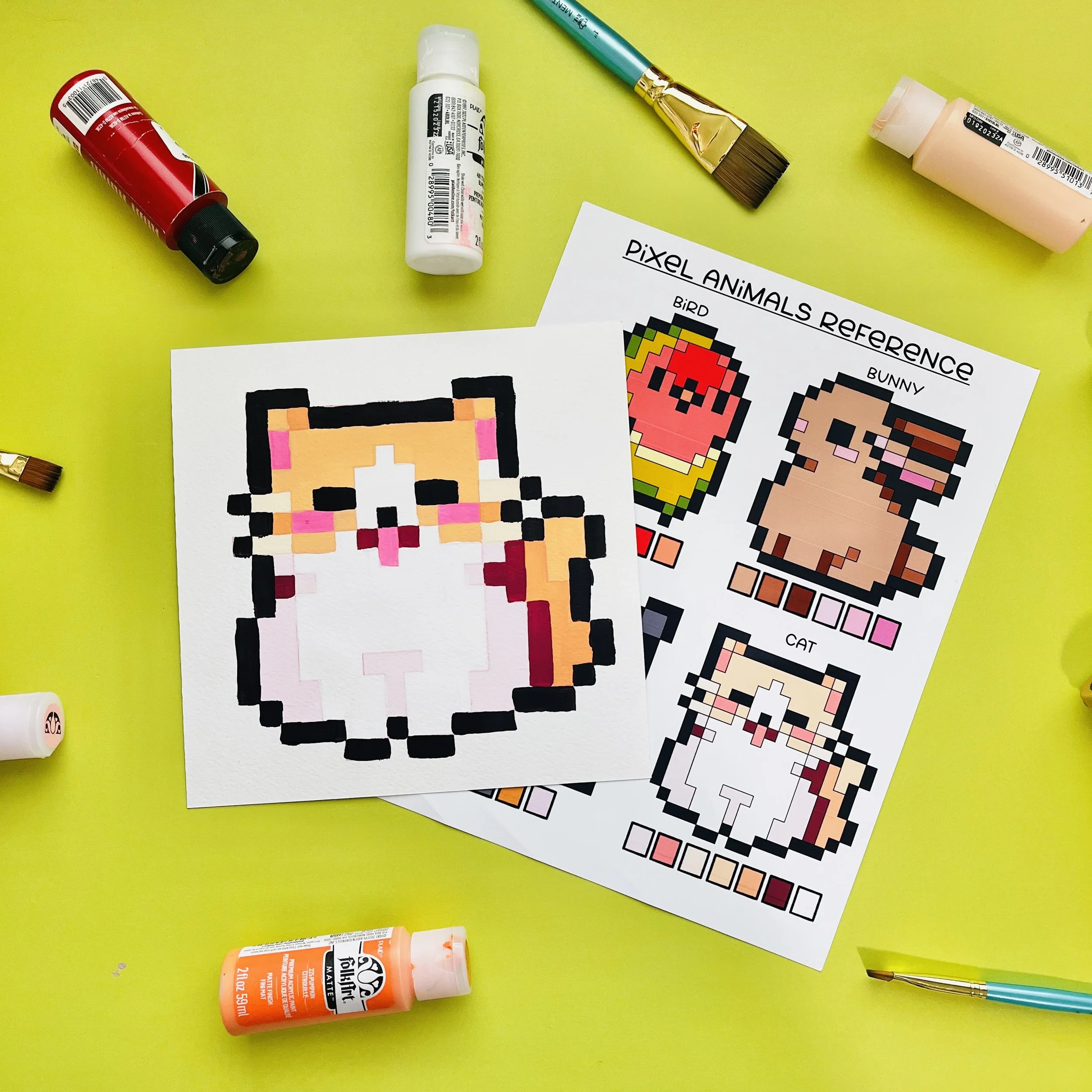 April 15, 2026 - Kid's Craft: Pixel Animals