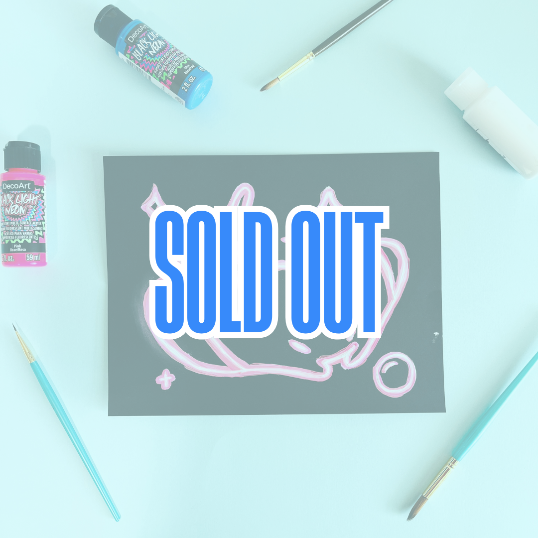 September 9, 2026 - FREE Kid's Craft: Neon Sign Painting