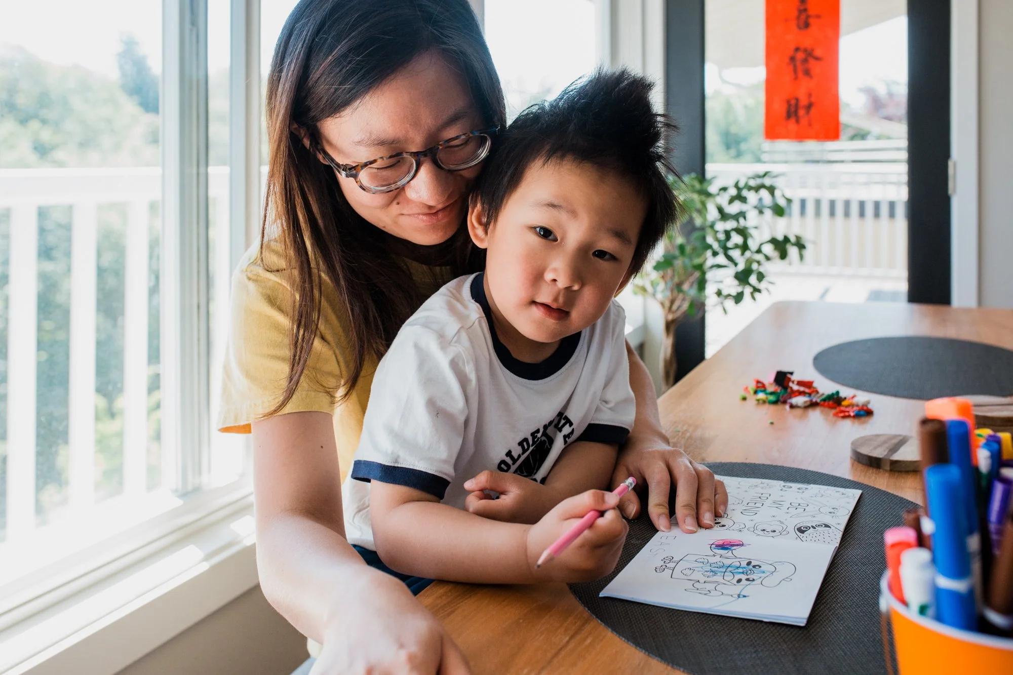 In-Home Family Photography in Seattle: Getting Mom into the Photos