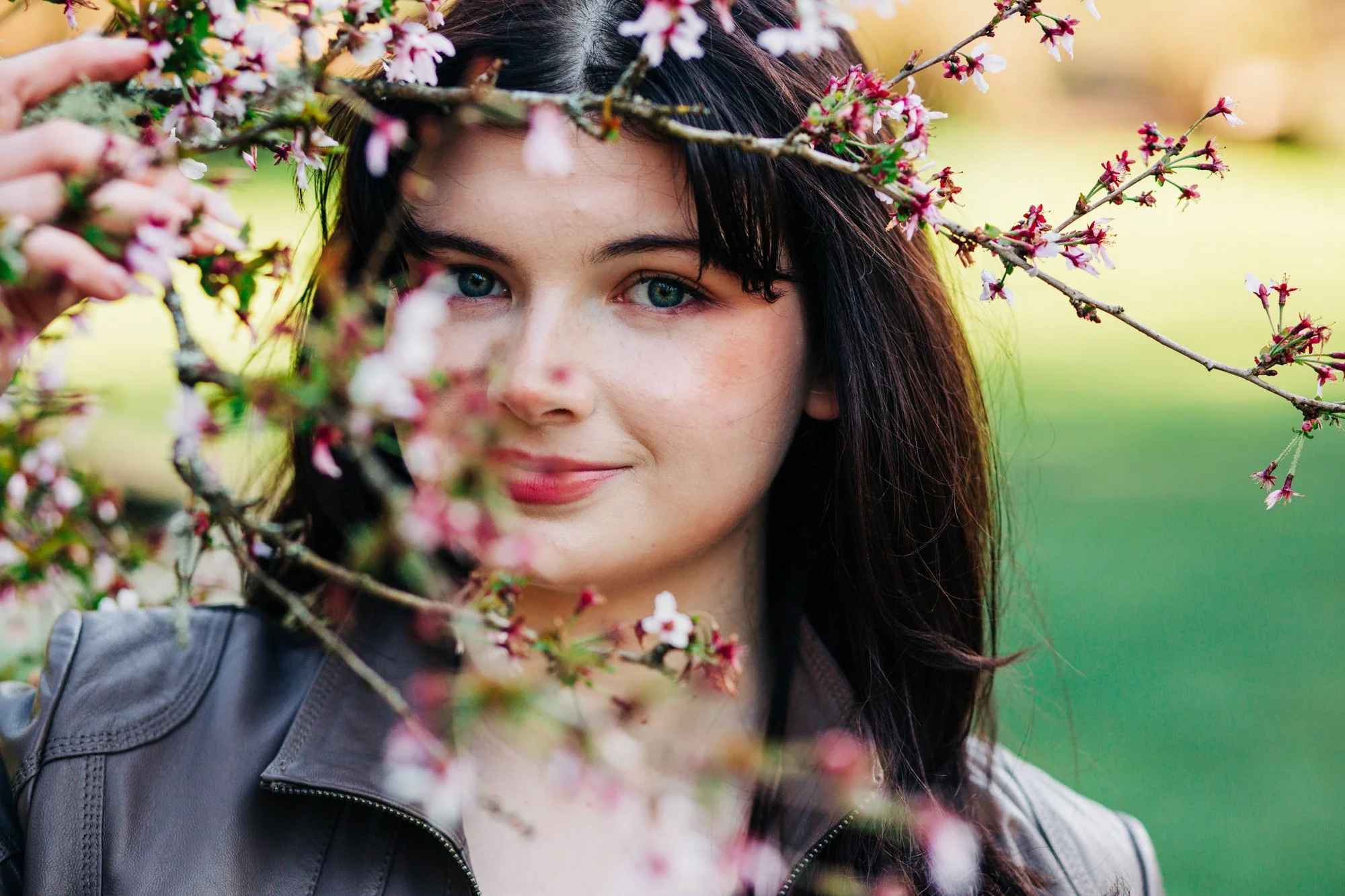 Senior photo session at  Arboretum in Seattle