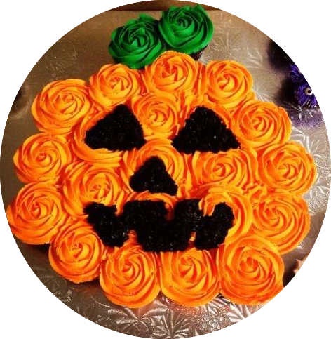 Pumpkin Cupcake Cake