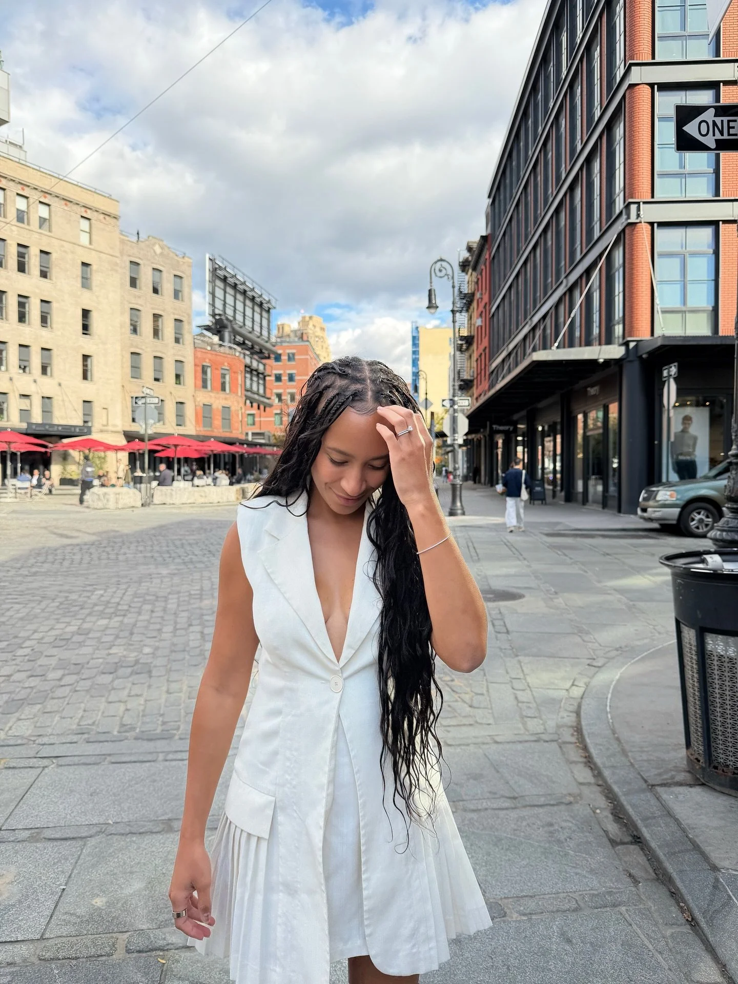 Went to bridal fashion week but ended up missing a bunch of events to go have a long lunch with @richardromanjr because time away from our baby is rare and precious and we just wanted to hangout!!!!