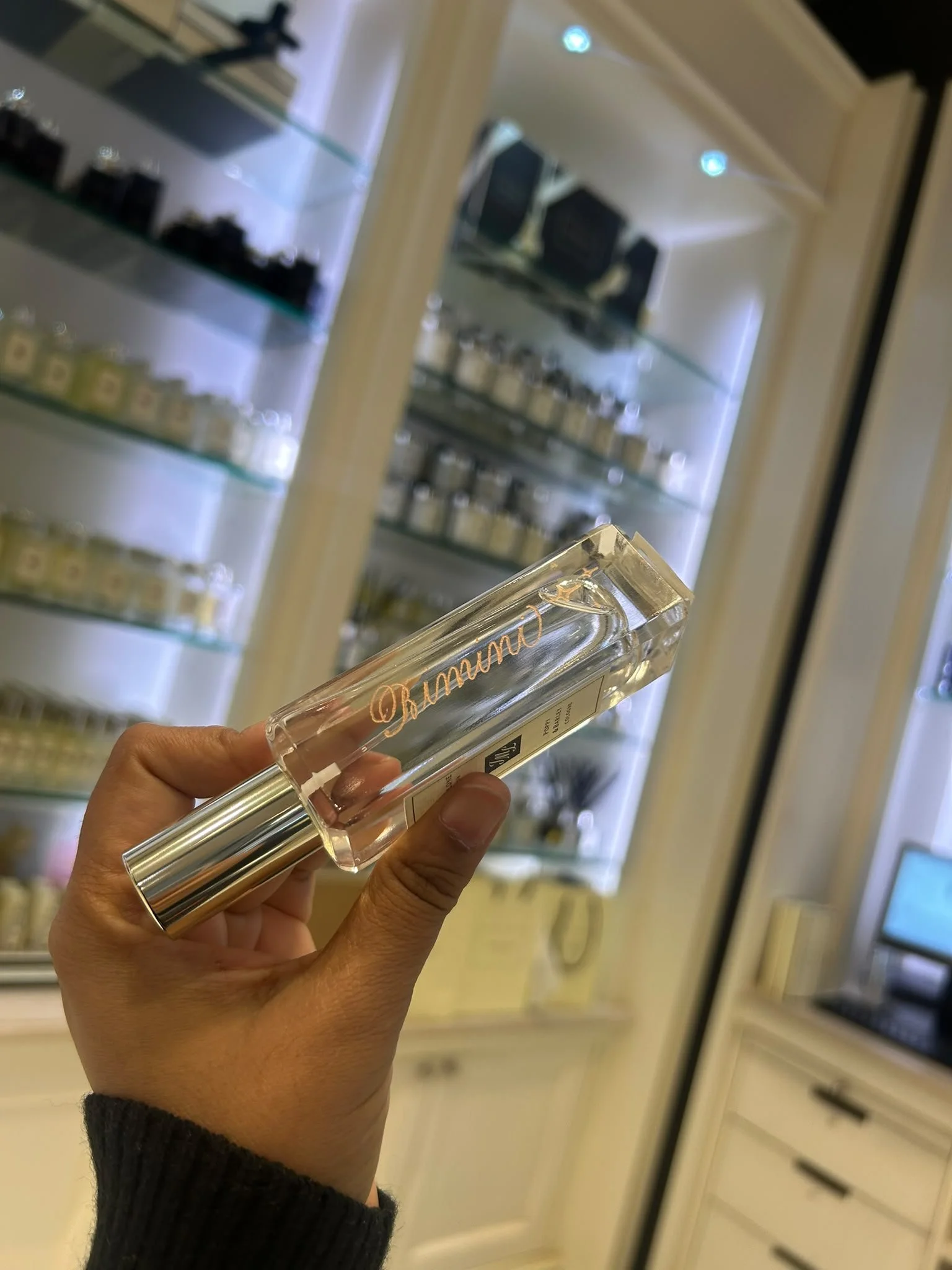 Live event engraving of personalized on a luxury product during an in-store brand activation.