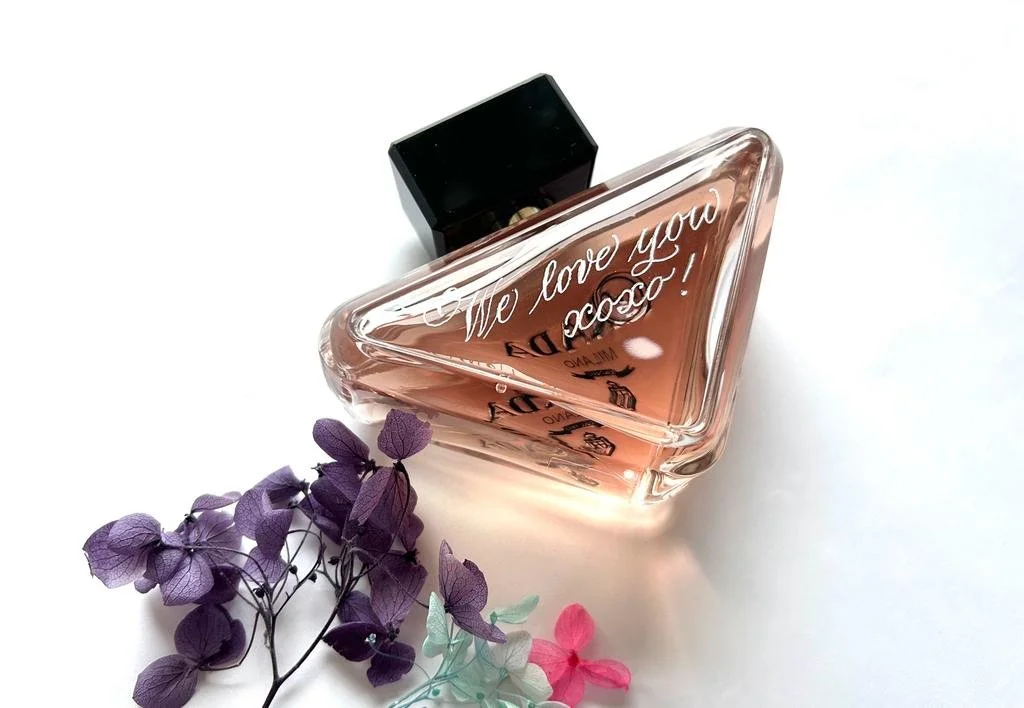Prada Live event retail Engraving