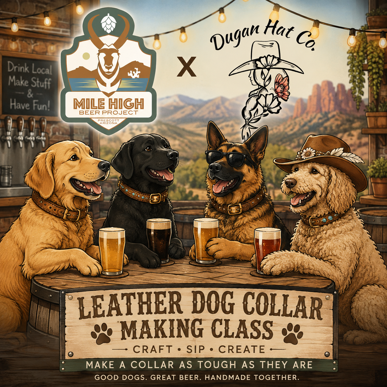 Leather Dog Collar Making Class