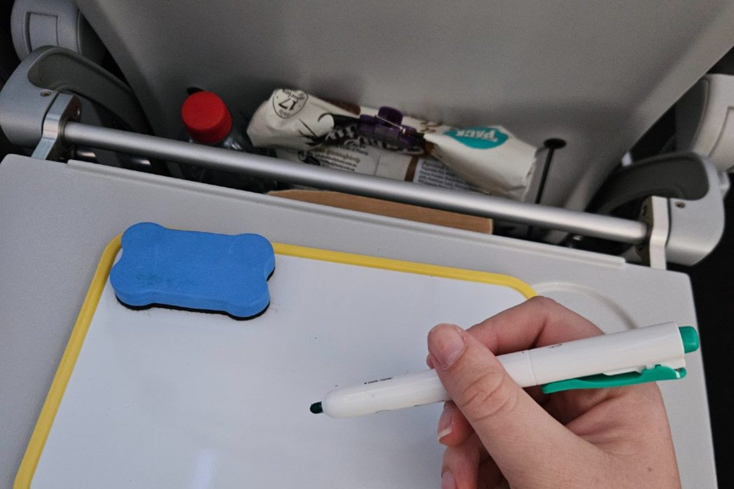 How to keep a toddler busy on a plane